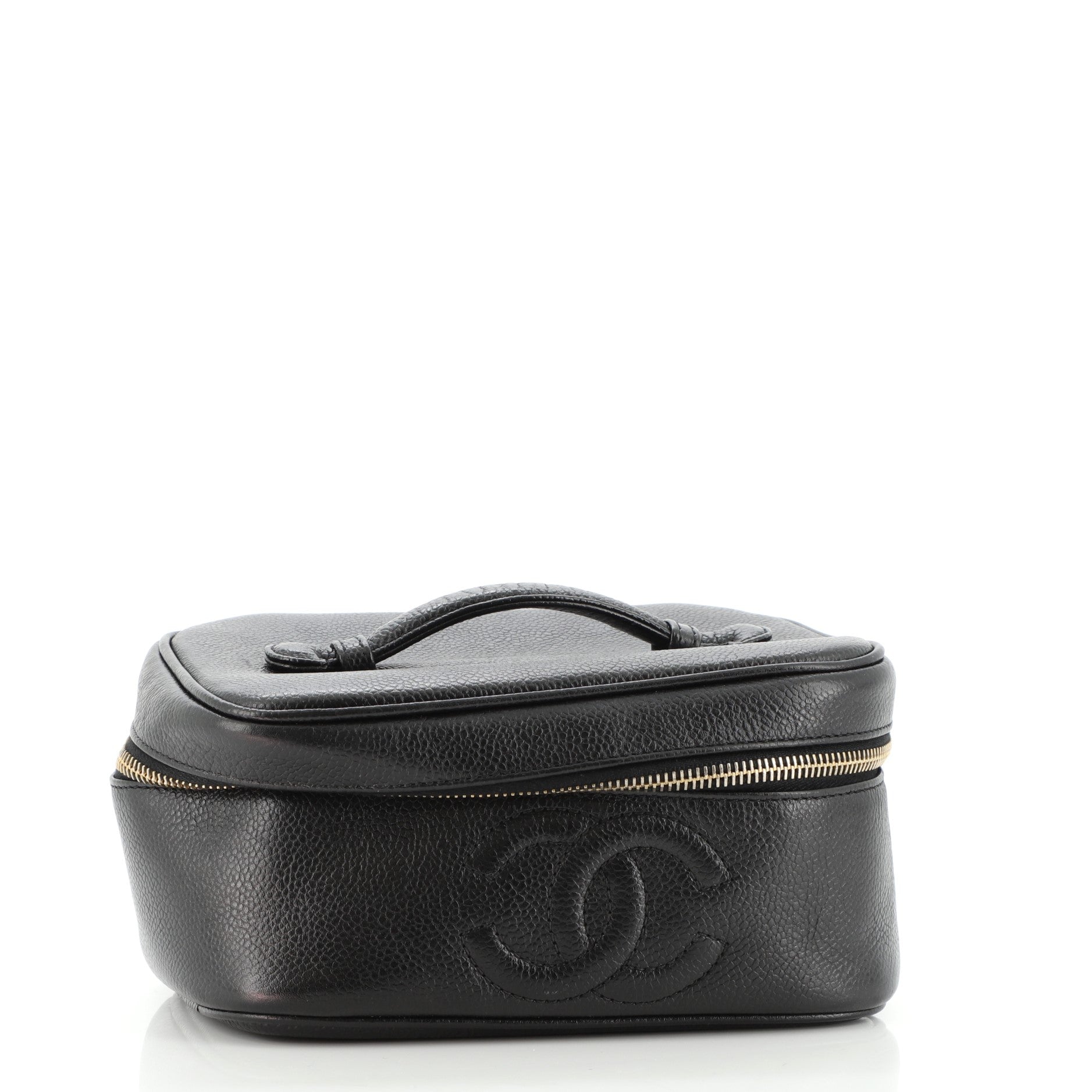 Vintage Timeless Cosmetic Case Caviar Medium