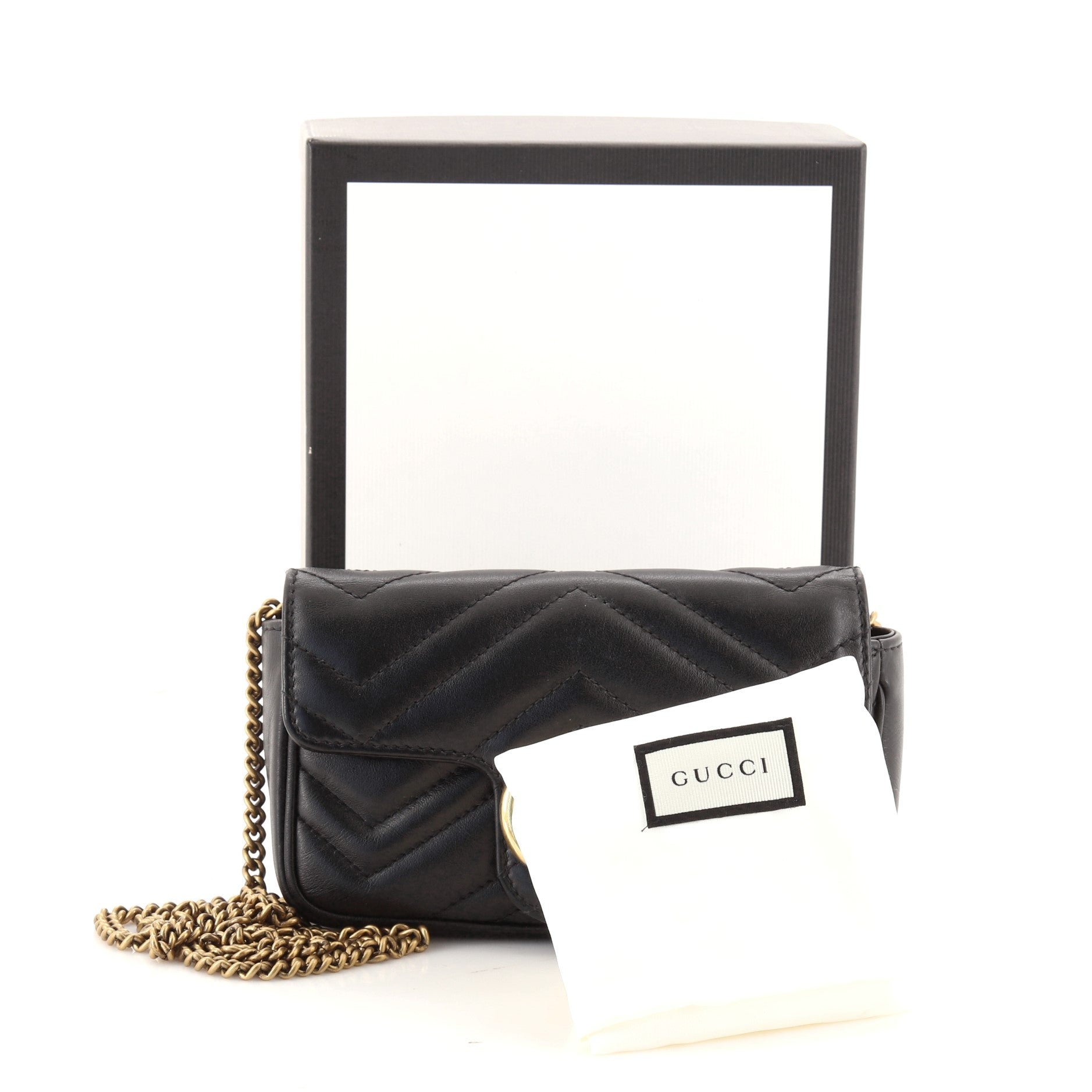 GG Marmont Flap Bag Matelasse Leather Super Mini