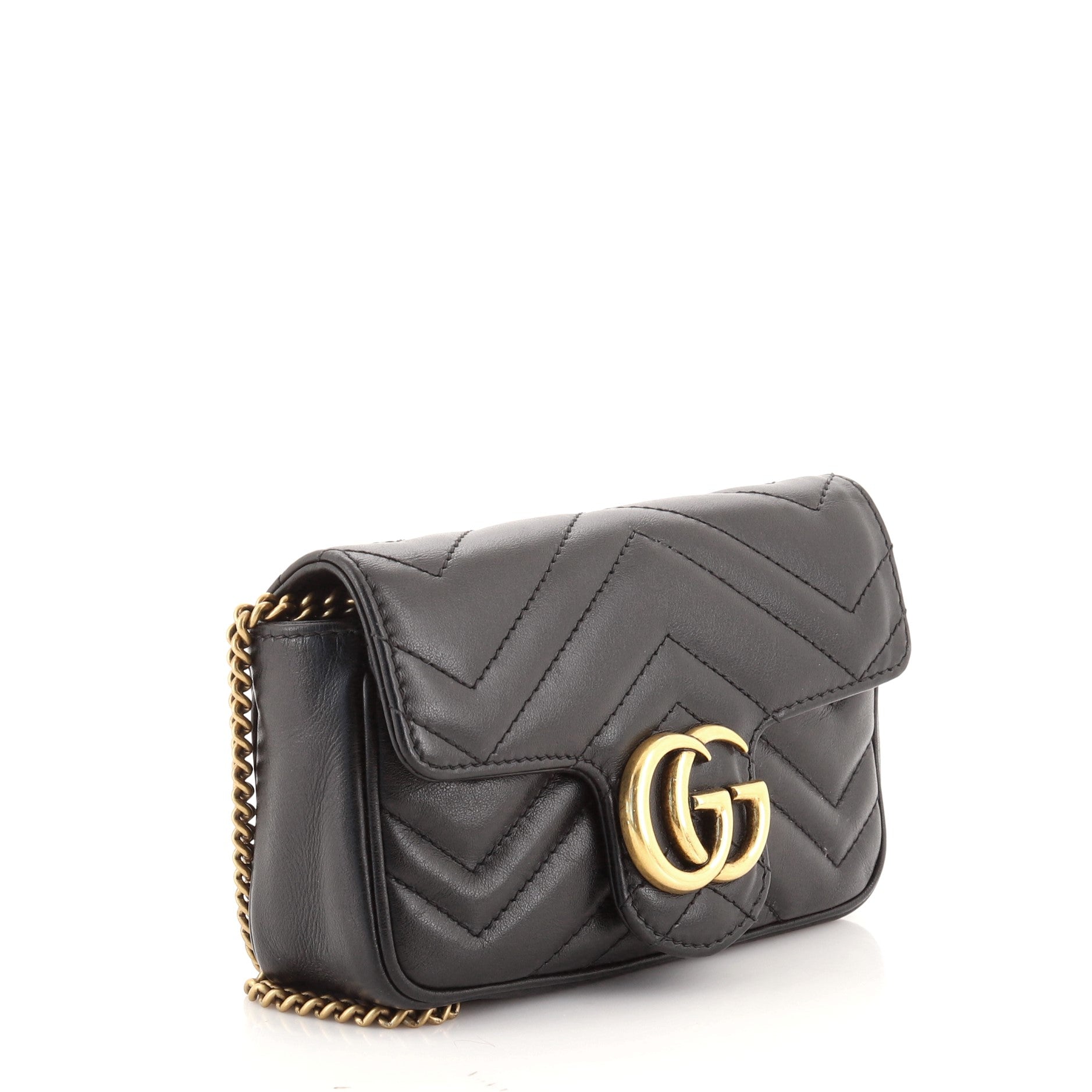 GG Marmont Flap Bag Matelasse Leather Super Mini