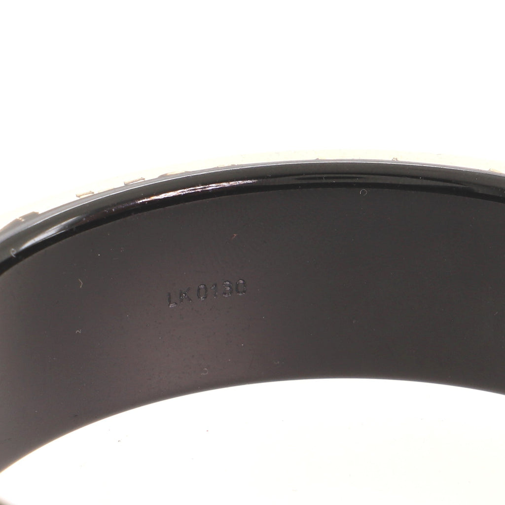 Inclusion Bangle Bracelet Resin with Crystals GM