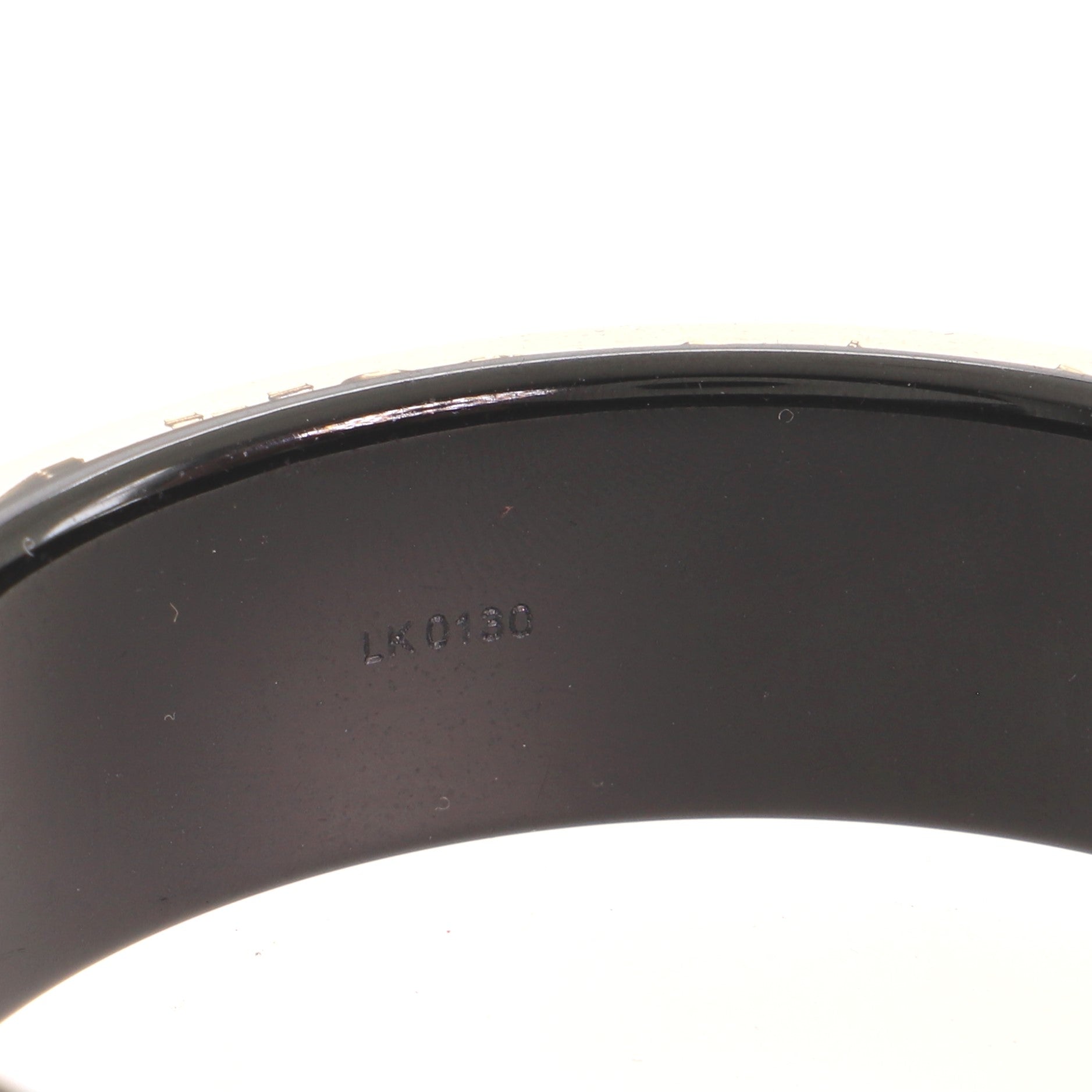 Inclusion Bangle Bracelet Resin with Crystals GM