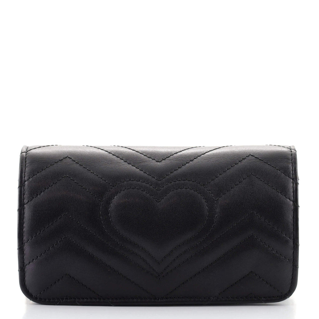 GG Marmont Chain Flap Bag Matelasse Leather Mini