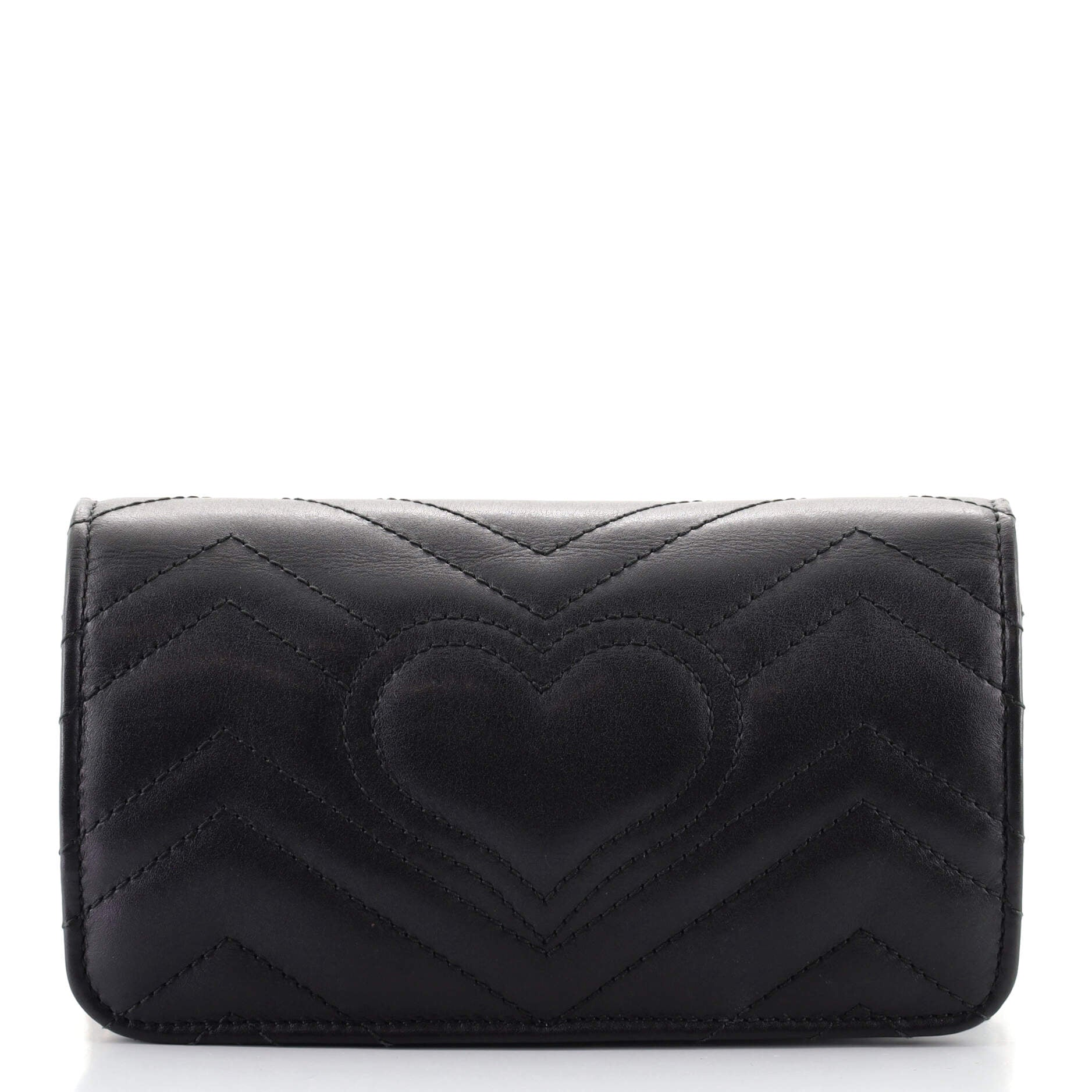 GG Marmont Chain Flap Bag Matelasse Leather Mini
