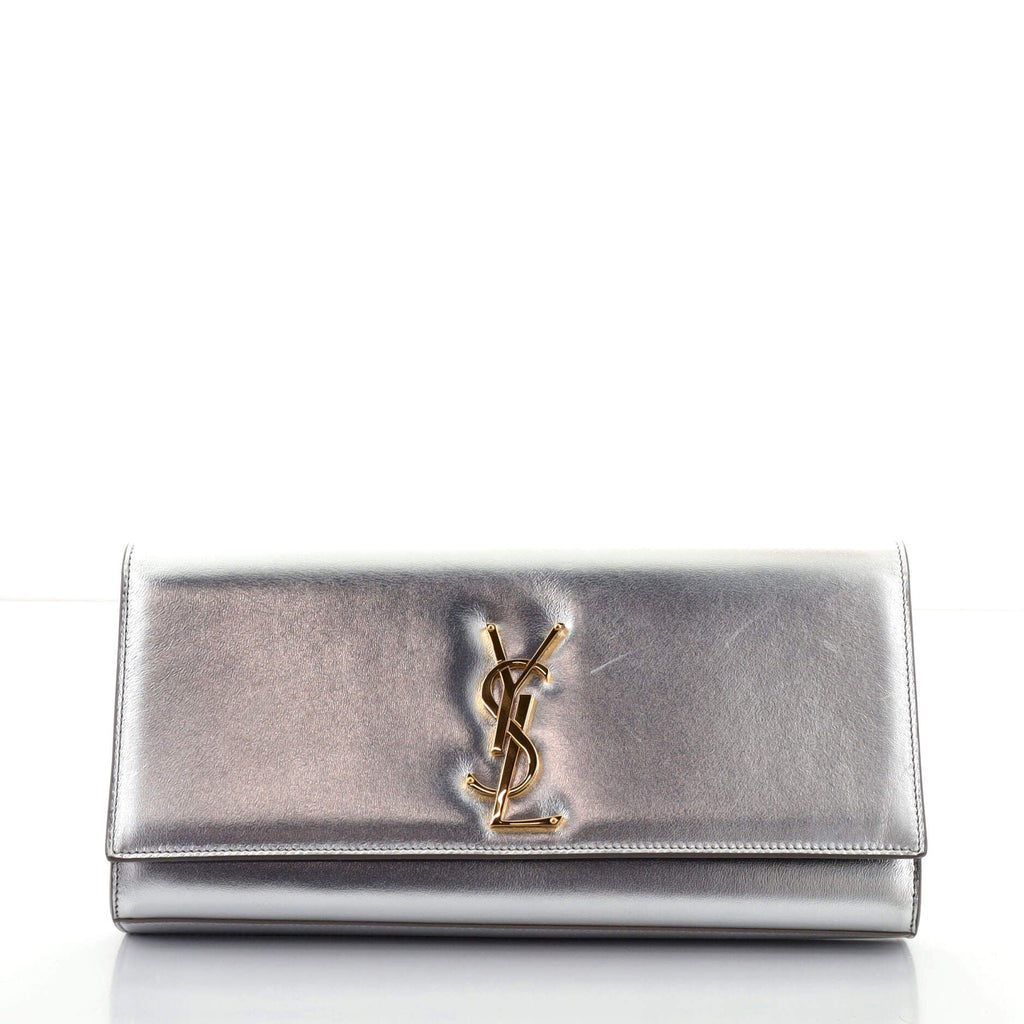 Classic Monogram Clutch Leather Long