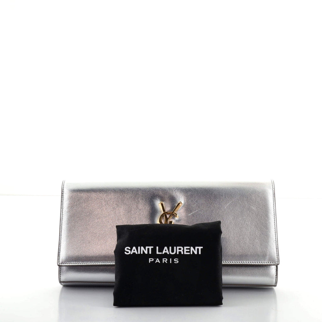 Classic Monogram Clutch Leather Long
