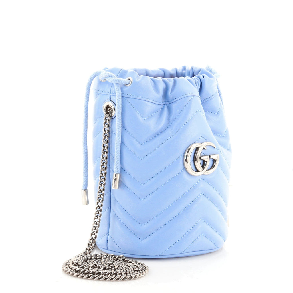 GG Marmont Bucket Bag Matelasse Leather Mini