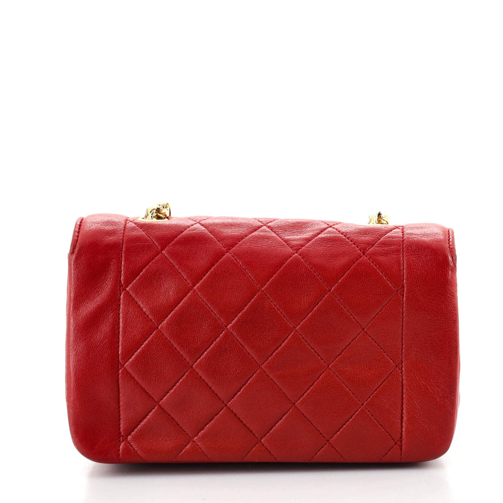 Vintage CC Chain Flap Bag Quilted Lambskin Mini