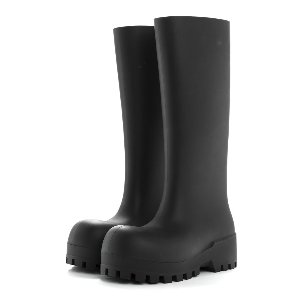 Rubber Bulldozer Rain Boots 38 Black