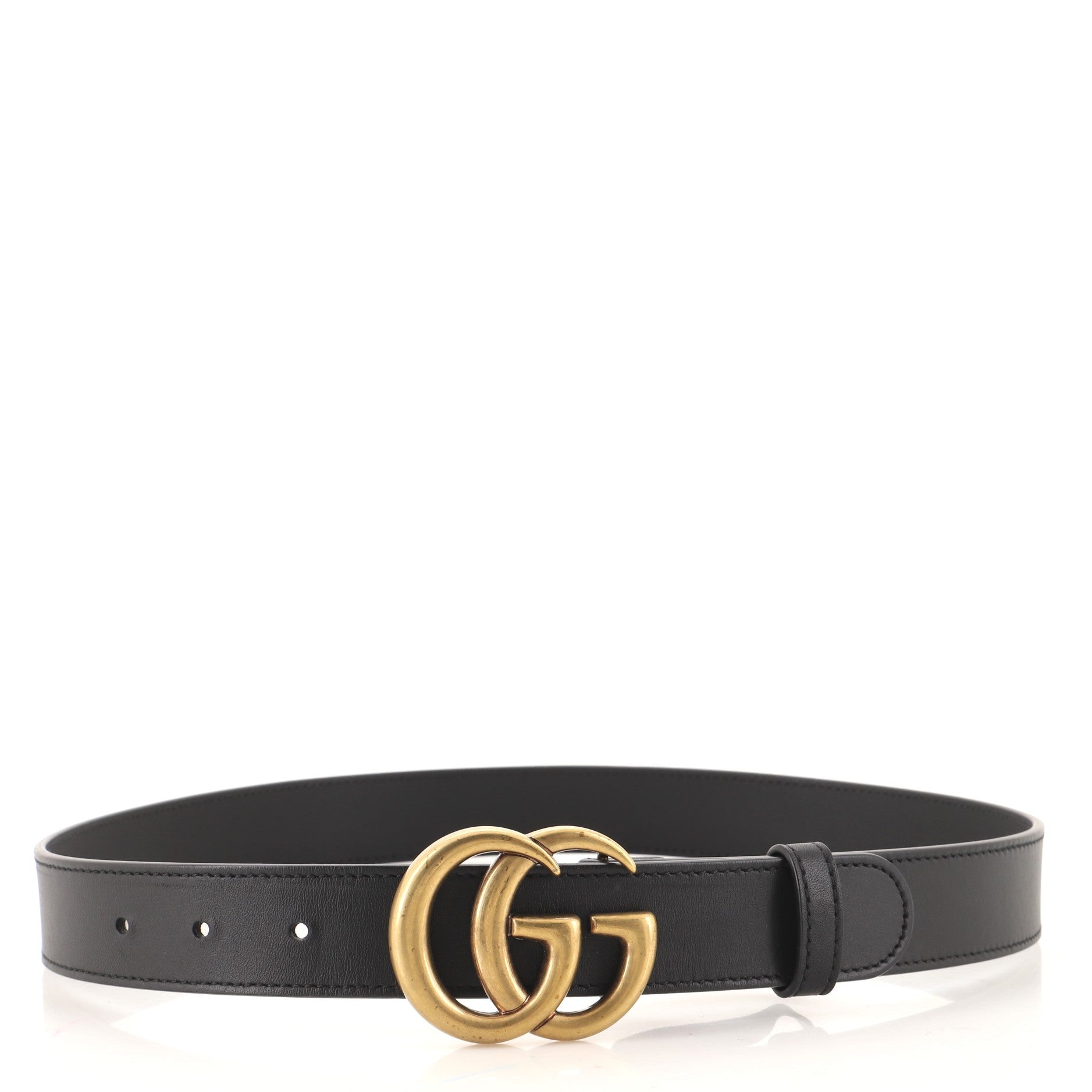 GG Marmont Belt Leather Medium 75