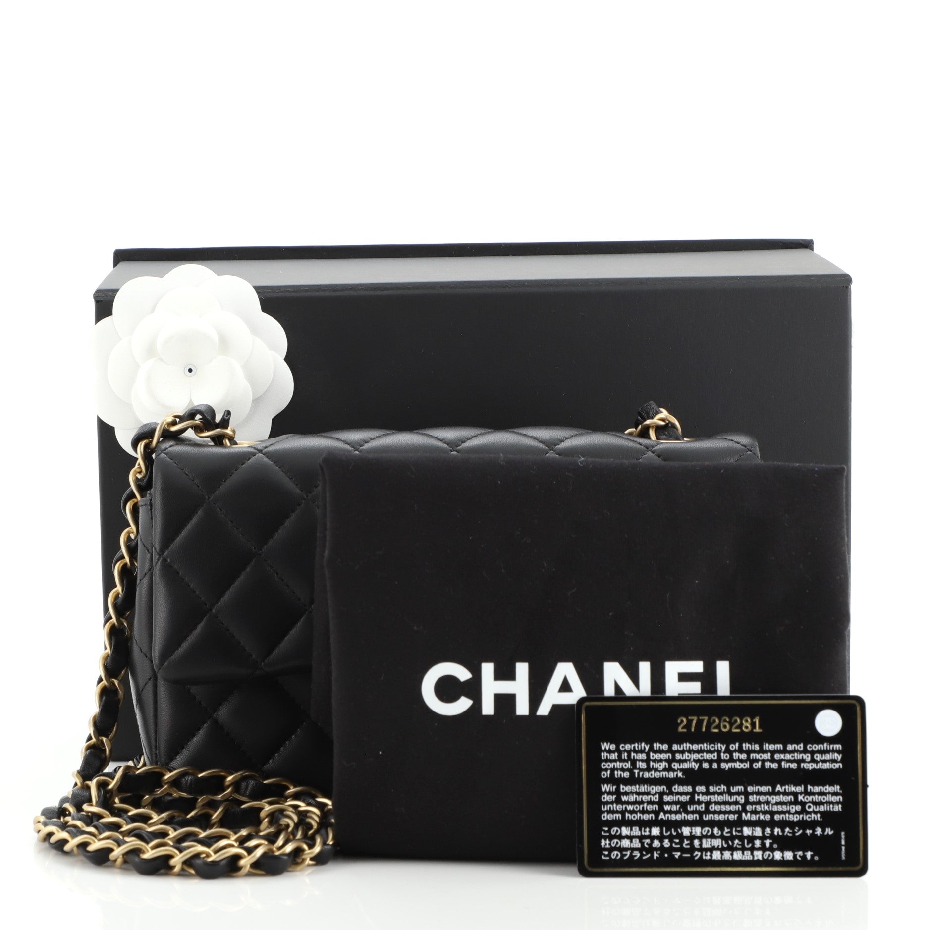 Classic Single Flap Bag Quilted Lambskin Mini