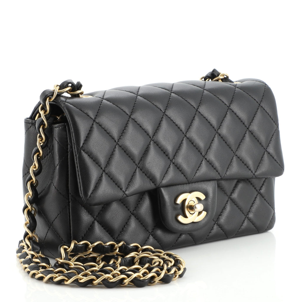 Classic Single Flap Bag Quilted Lambskin Mini