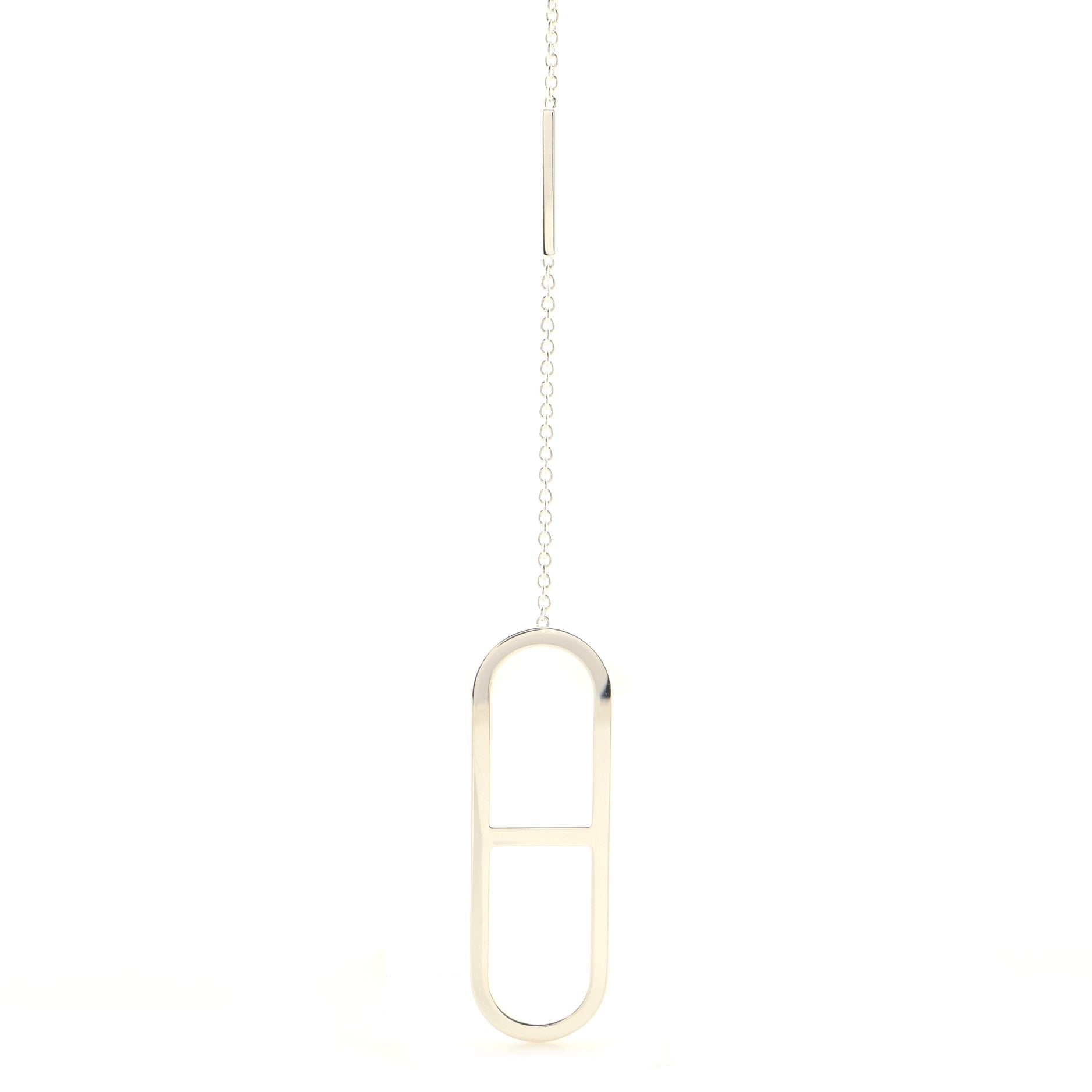 Ever Chaine d'Ancre Long Necklace Sterling Silver