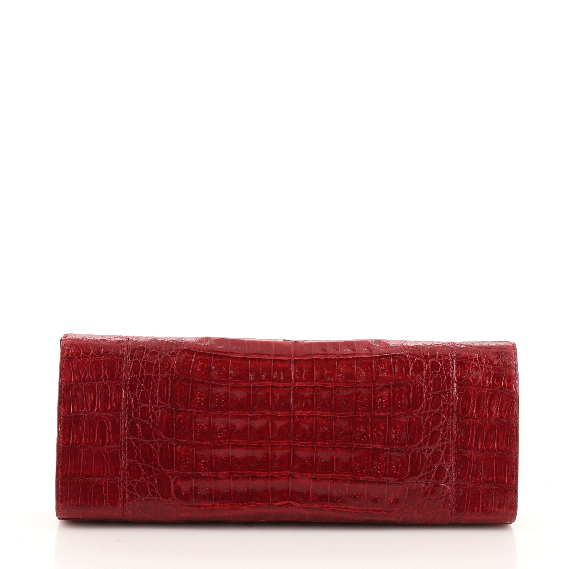 Flap Clutch Crocodile Long