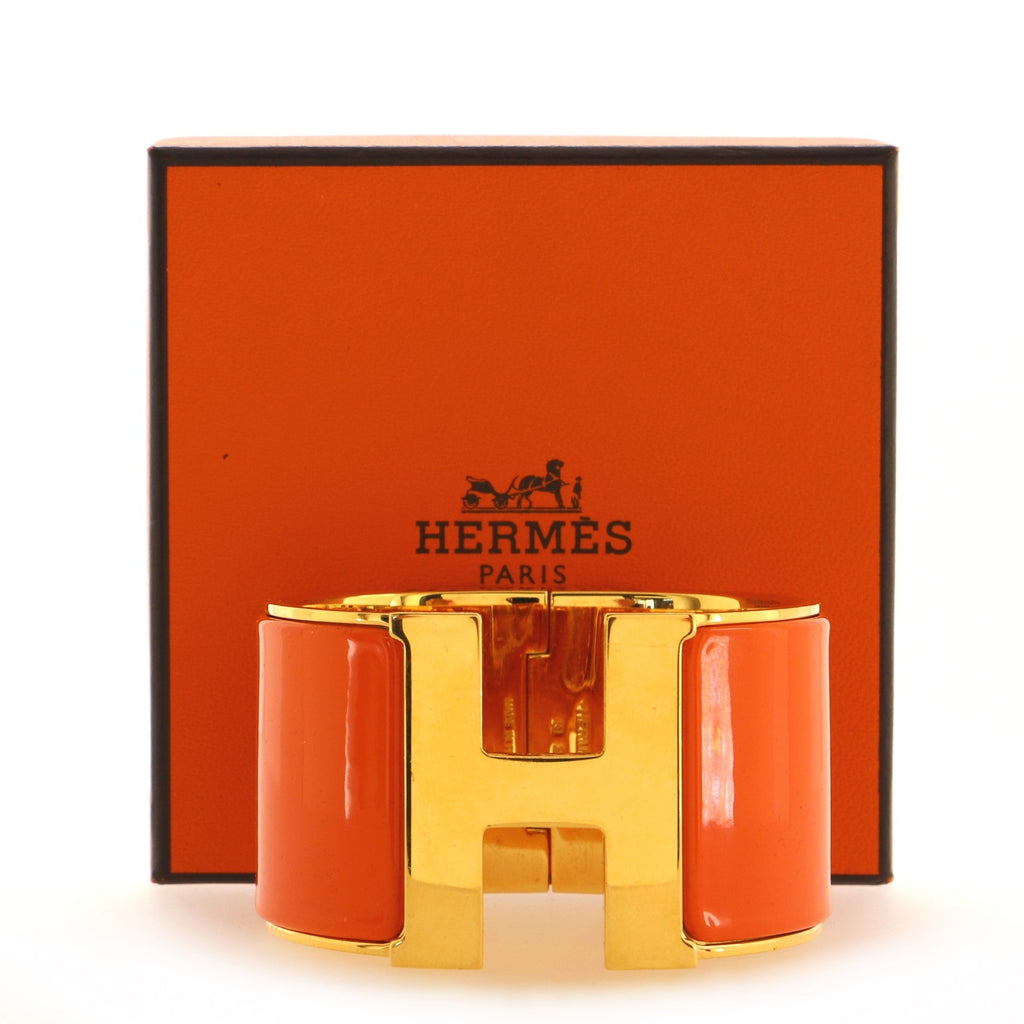 Clic H Bracelet Enamel Extra Wide