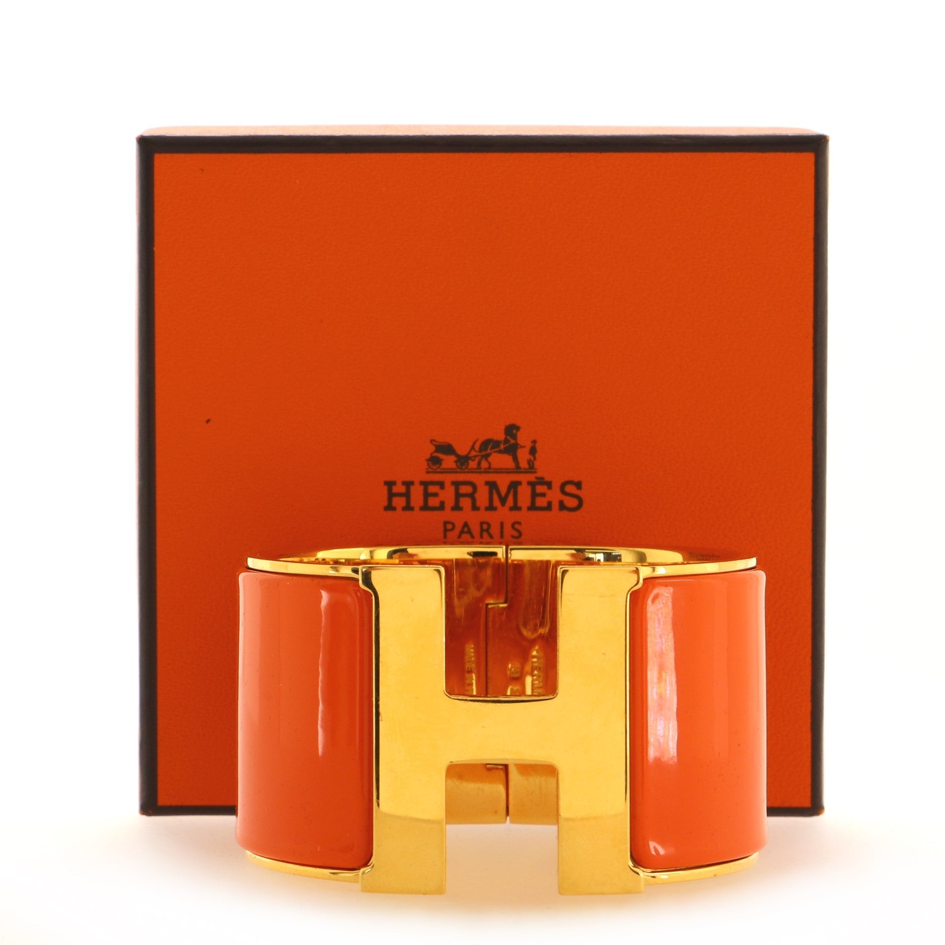 Clic H Bracelet Enamel Extra Wide