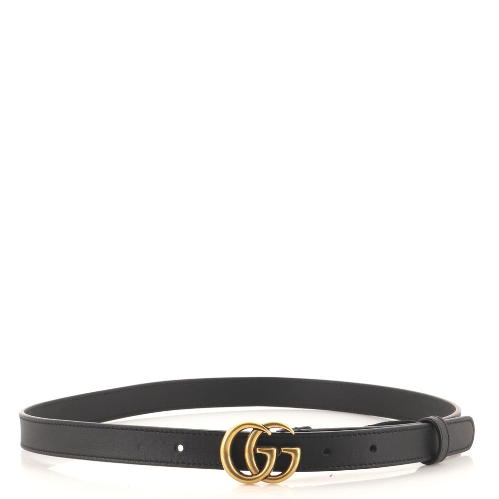 GG Marmont Belt Leather Thin 80