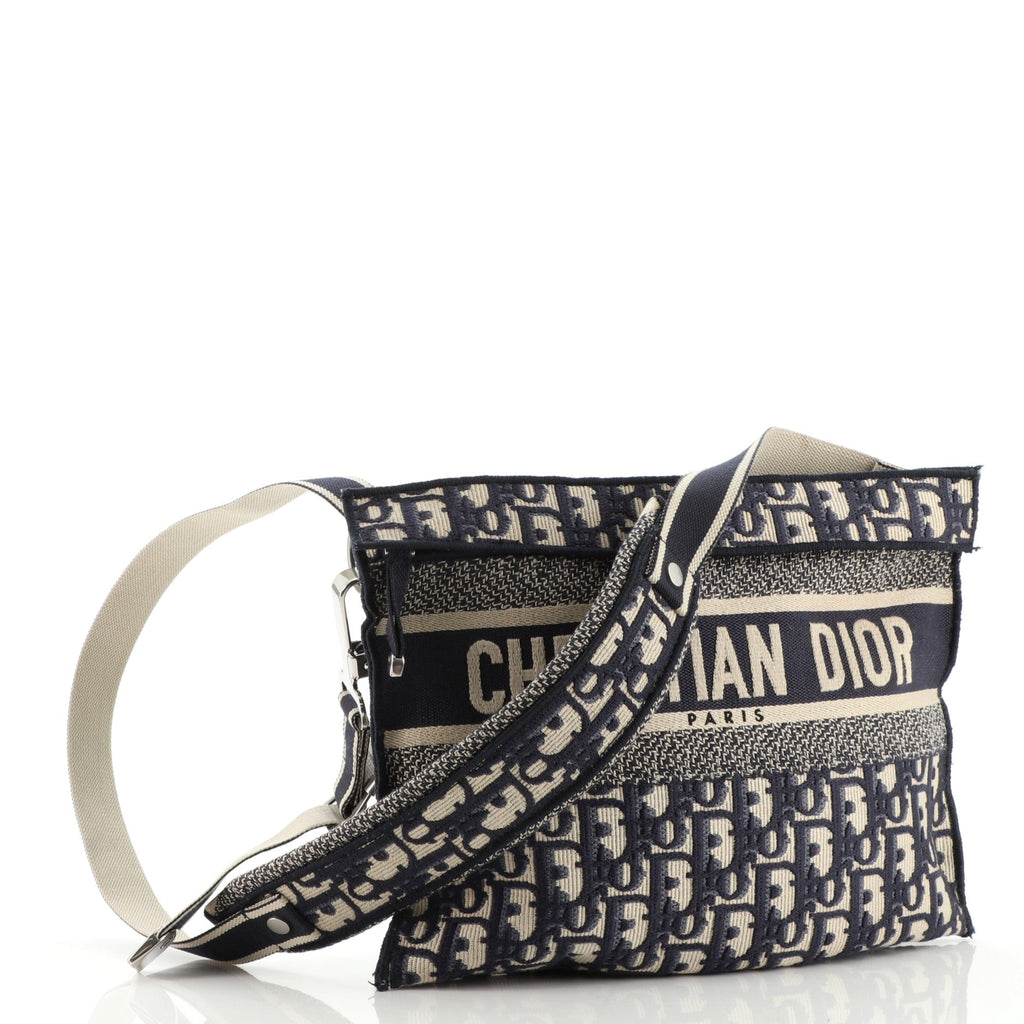Convertible Clutch Oblique Canvas