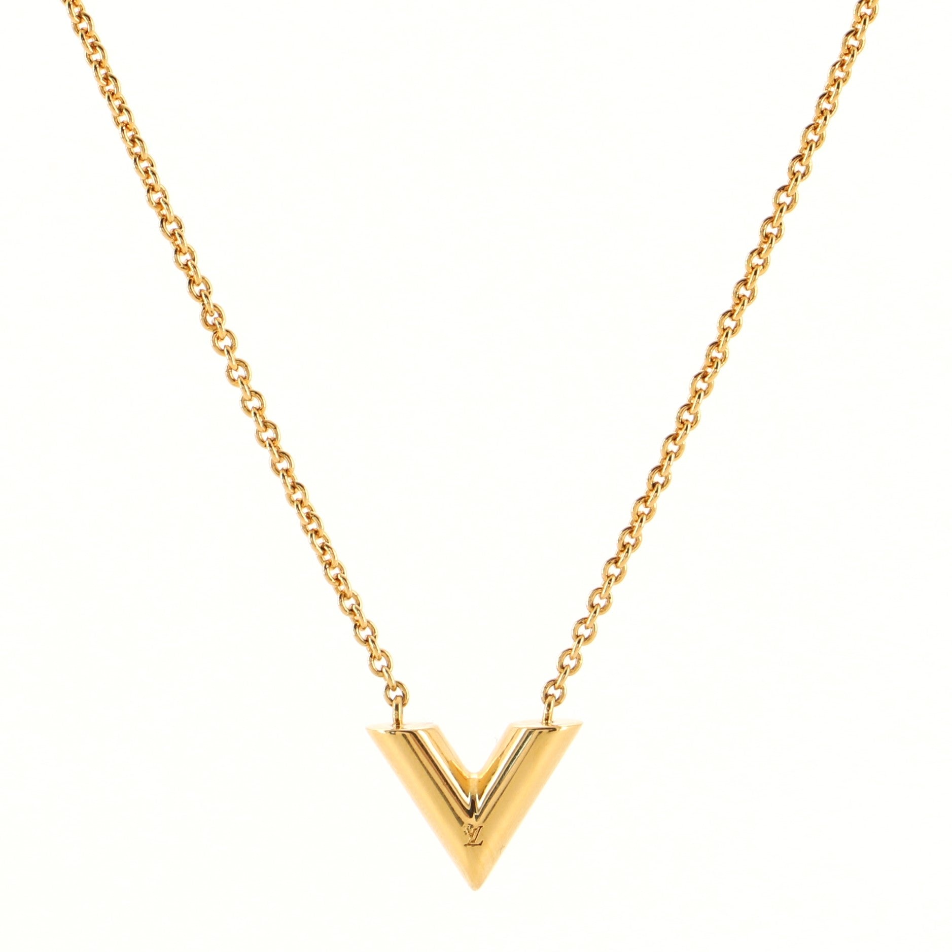 Essential V Necklace Metal