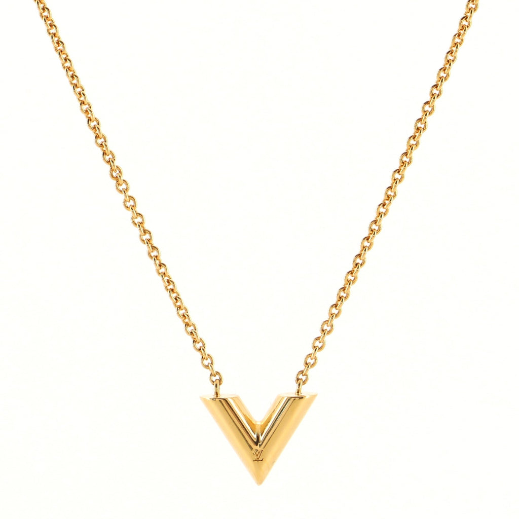 Essential V Necklace Metal
