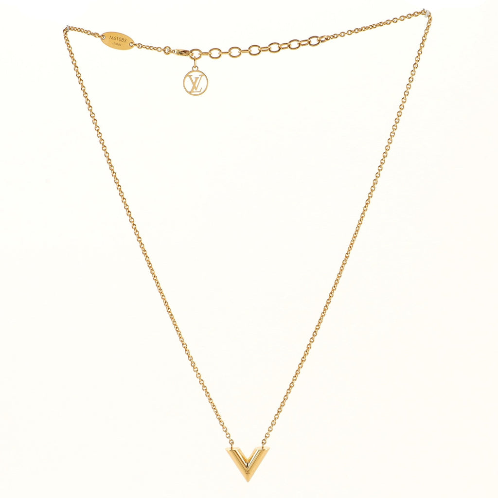 Essential V Necklace Metal