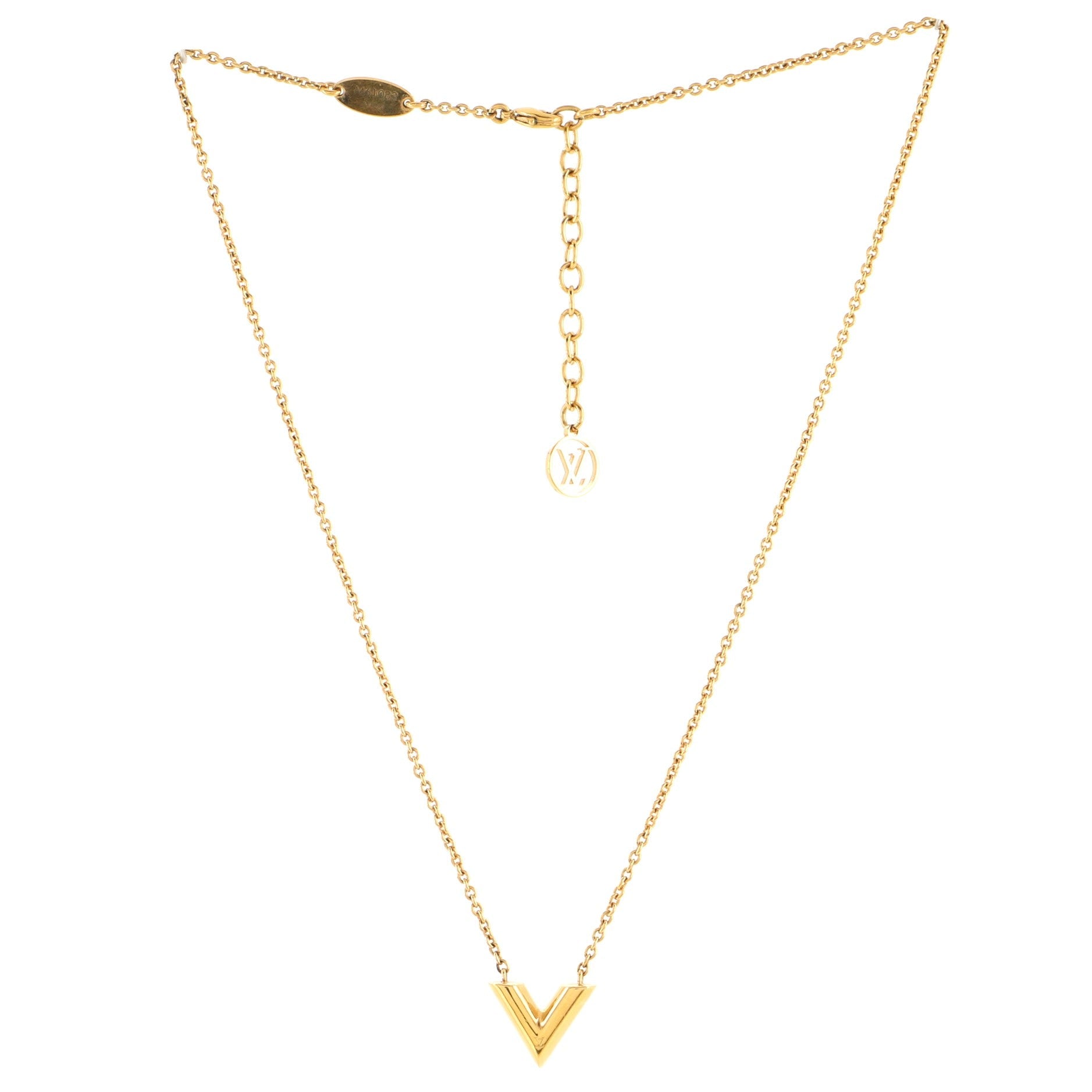 Essential V Necklace Metal