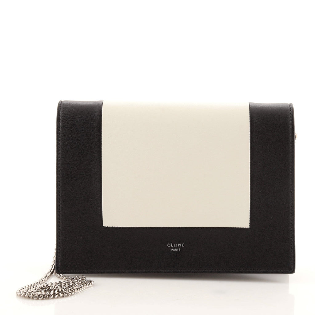 Frame Evening Clutch on Chain Leather