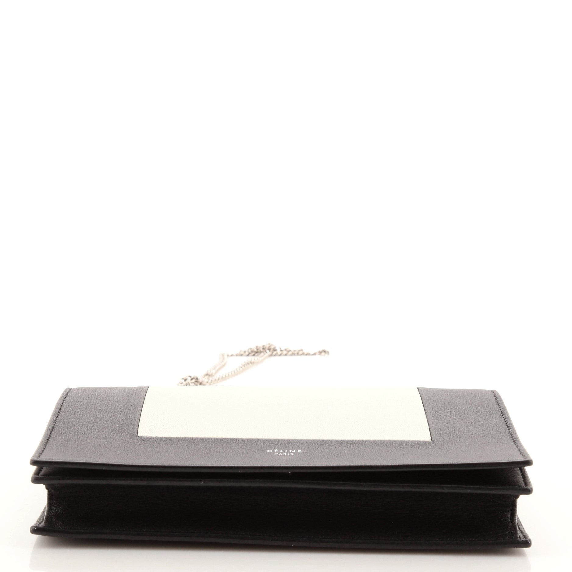 Frame Evening Clutch on Chain Leather