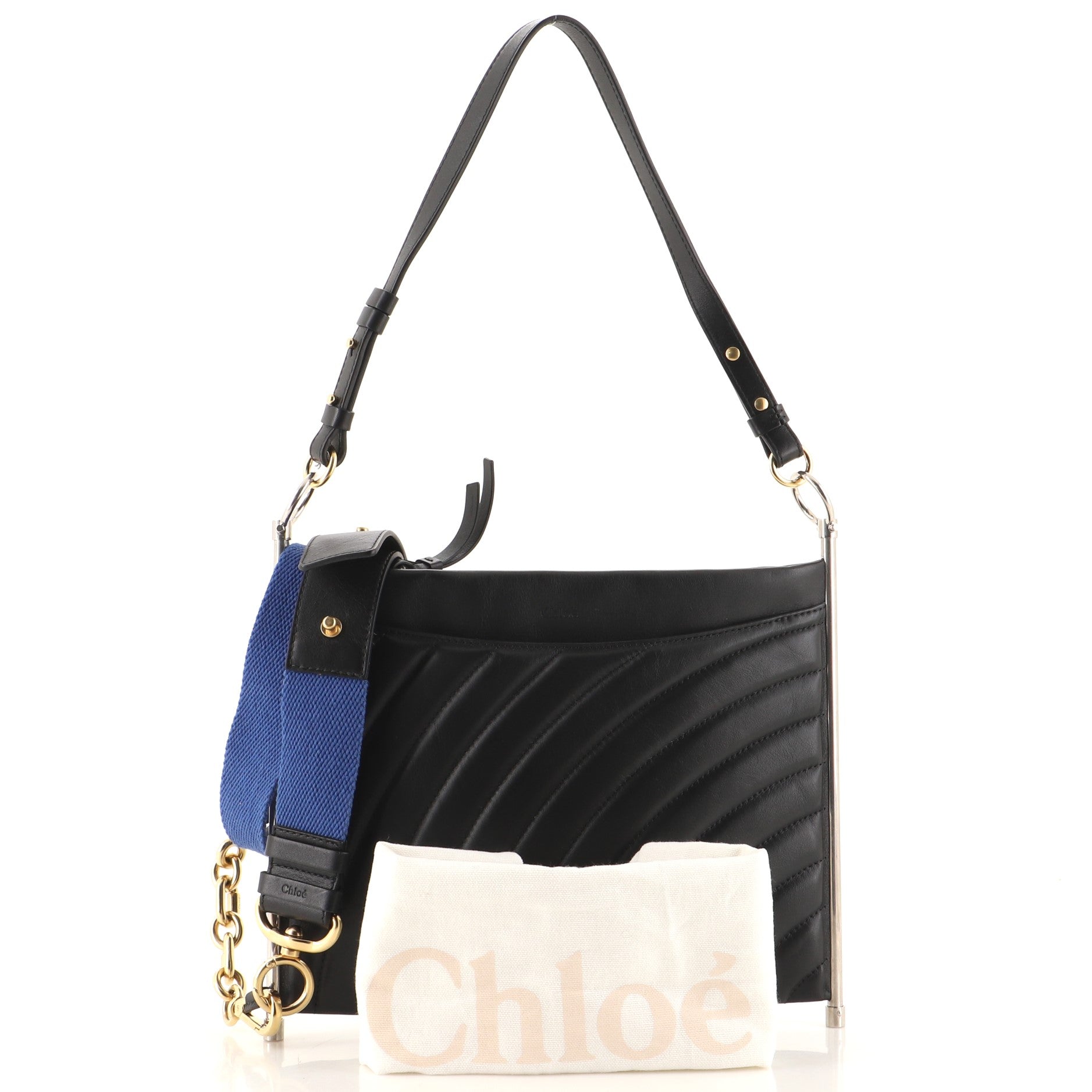 Roy Clutch Quilted Leather Medium