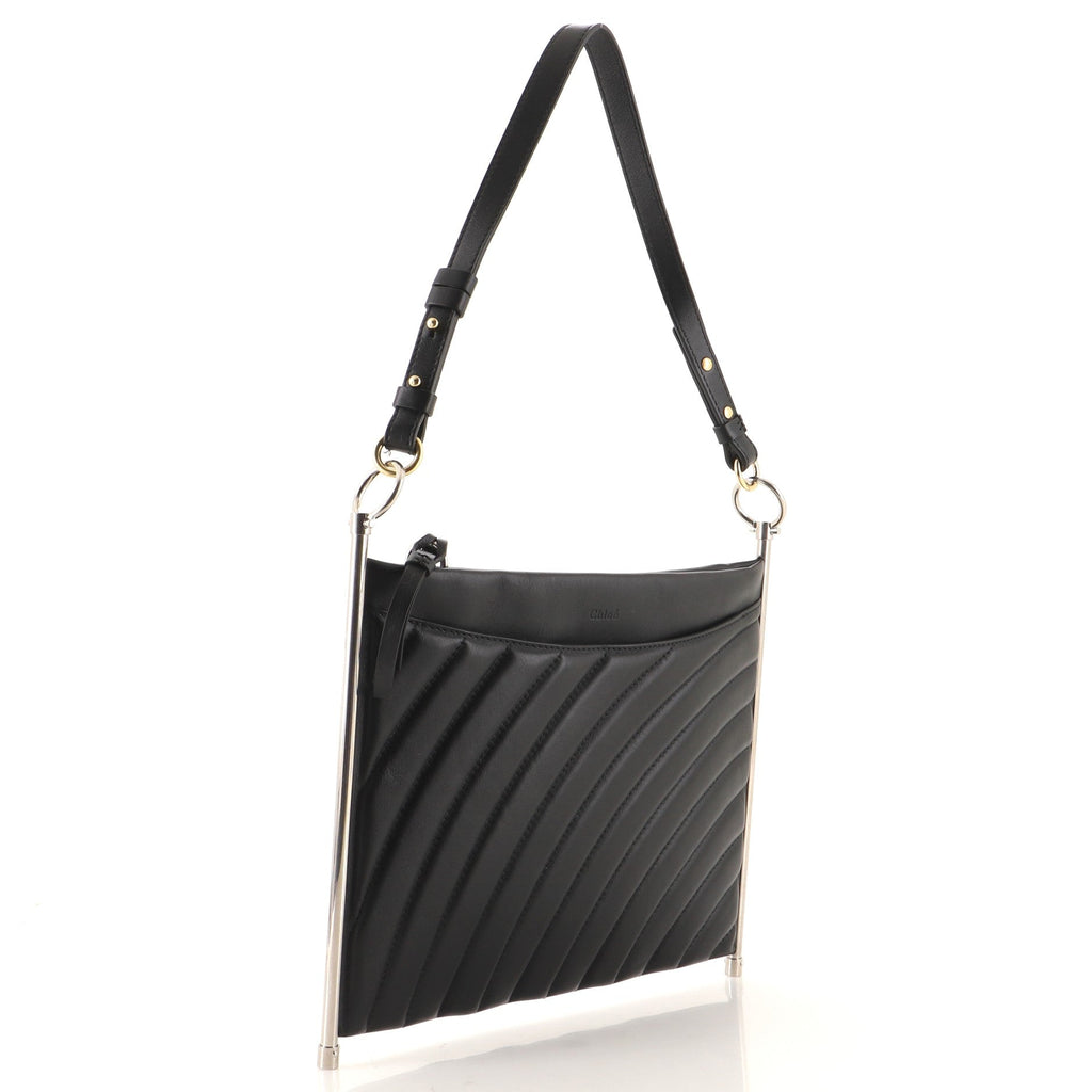 Roy Clutch Quilted Leather Medium