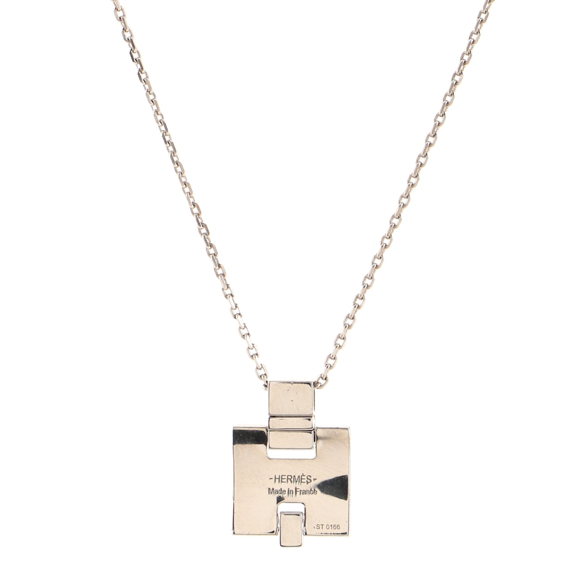 Eileen Pendant Necklace Metal and Enamel