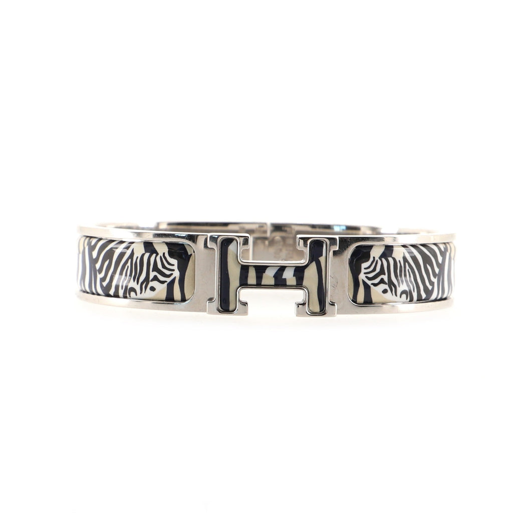 Clic H Bracelet Printed Enamel Narrow