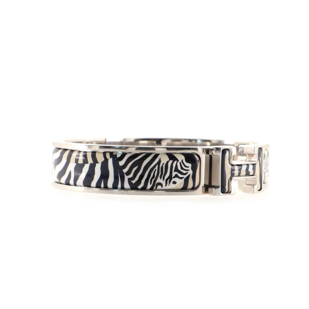 Clic H Bracelet Printed Enamel Narrow