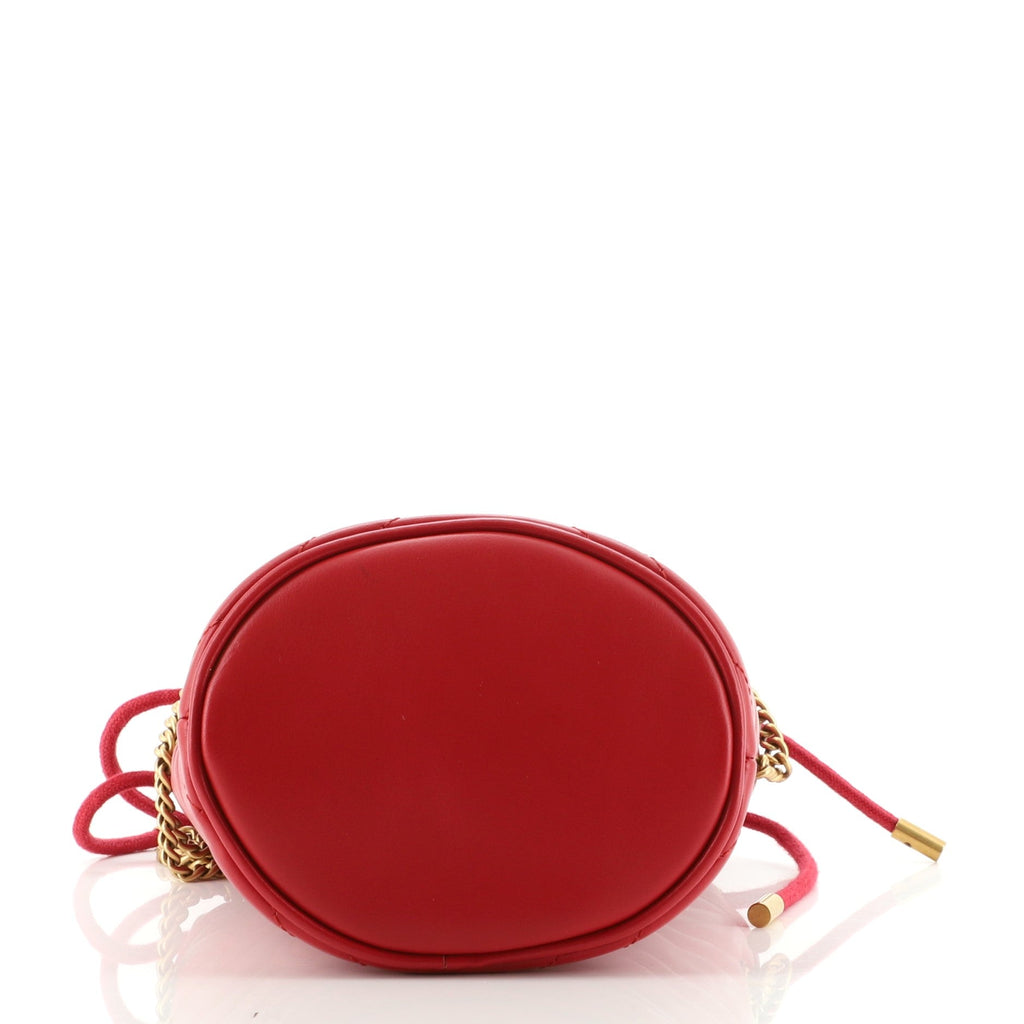 GG Marmont Bucket Bag Matelasse Leather Mini