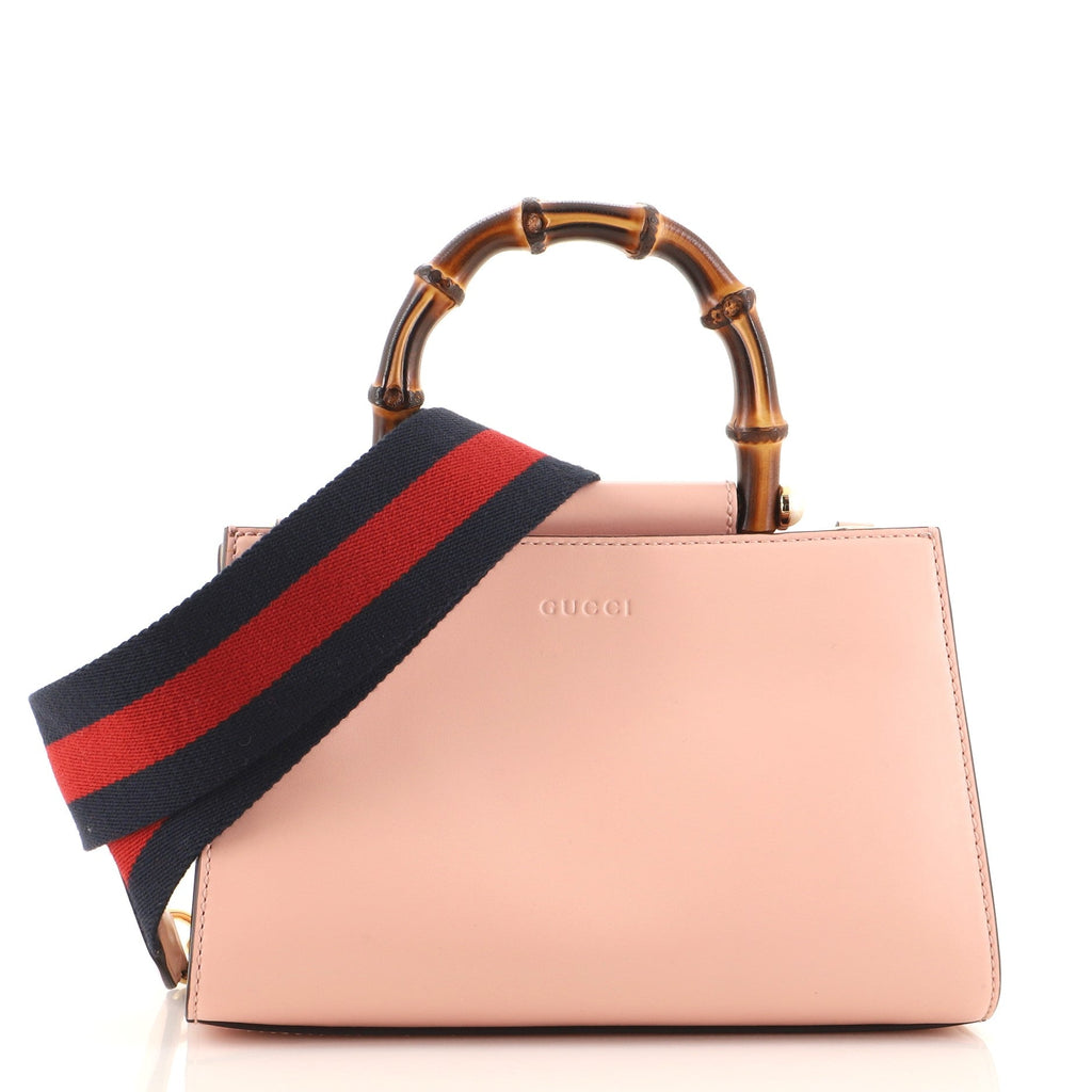 Nymphaea Top Handle Bag Leather Mini