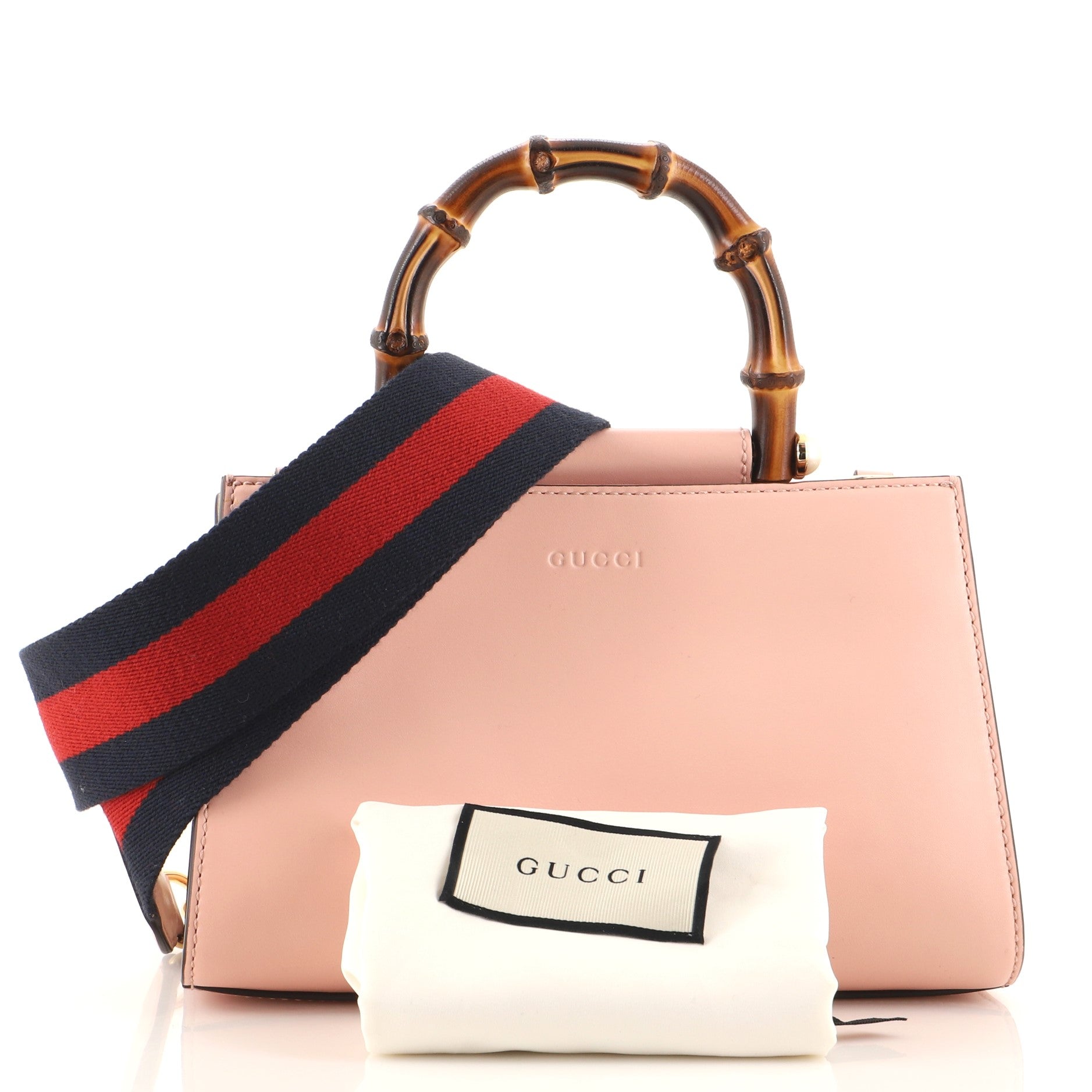 Nymphaea Top Handle Bag Leather Mini