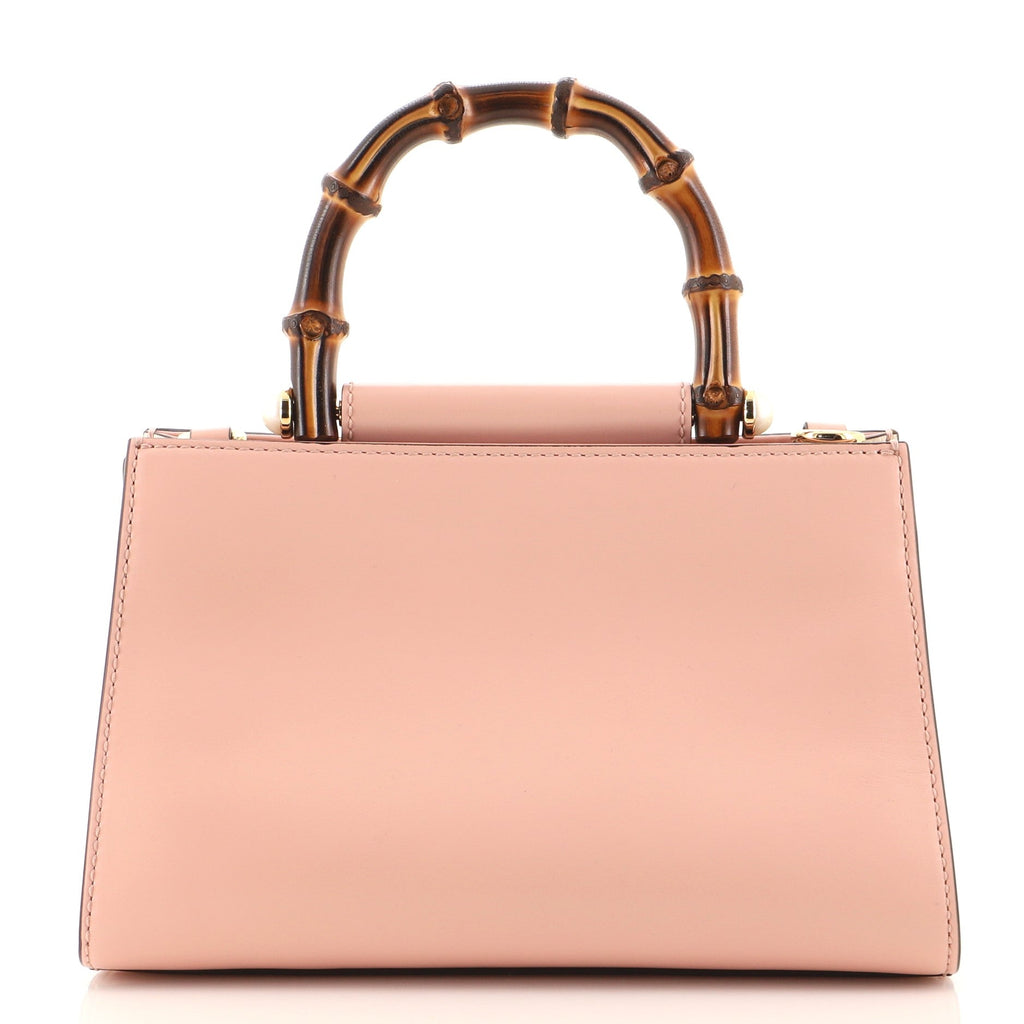 Nymphaea Top Handle Bag Leather Mini