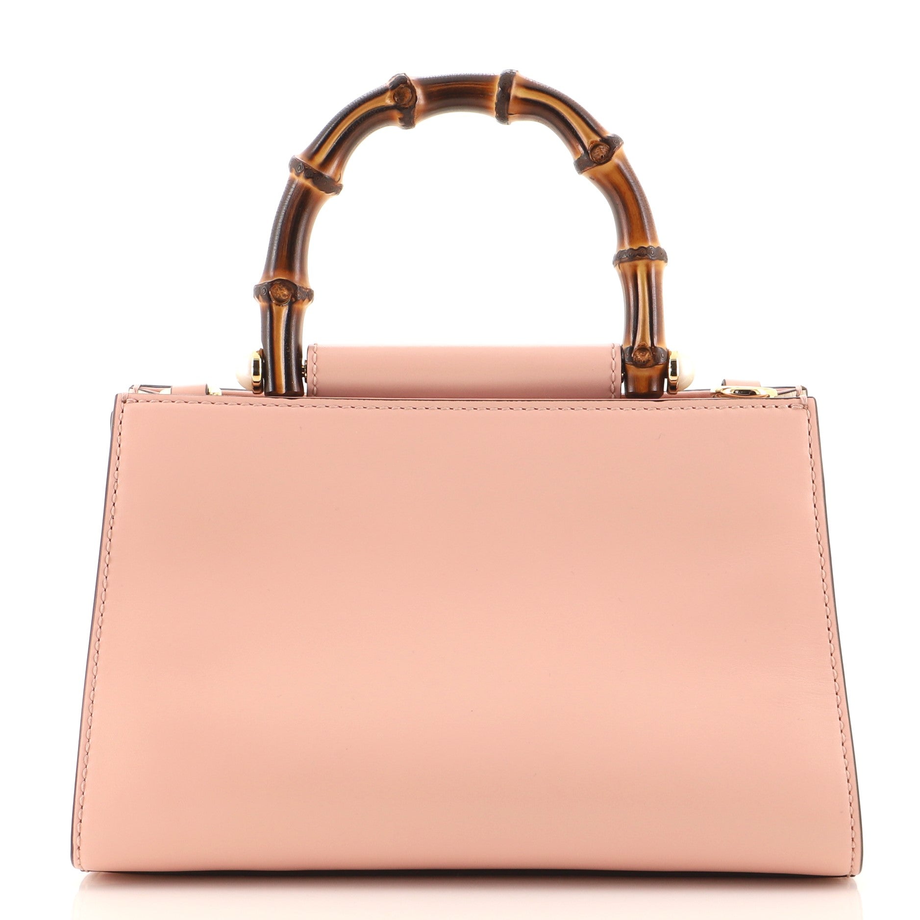 Nymphaea Top Handle Bag Leather Mini