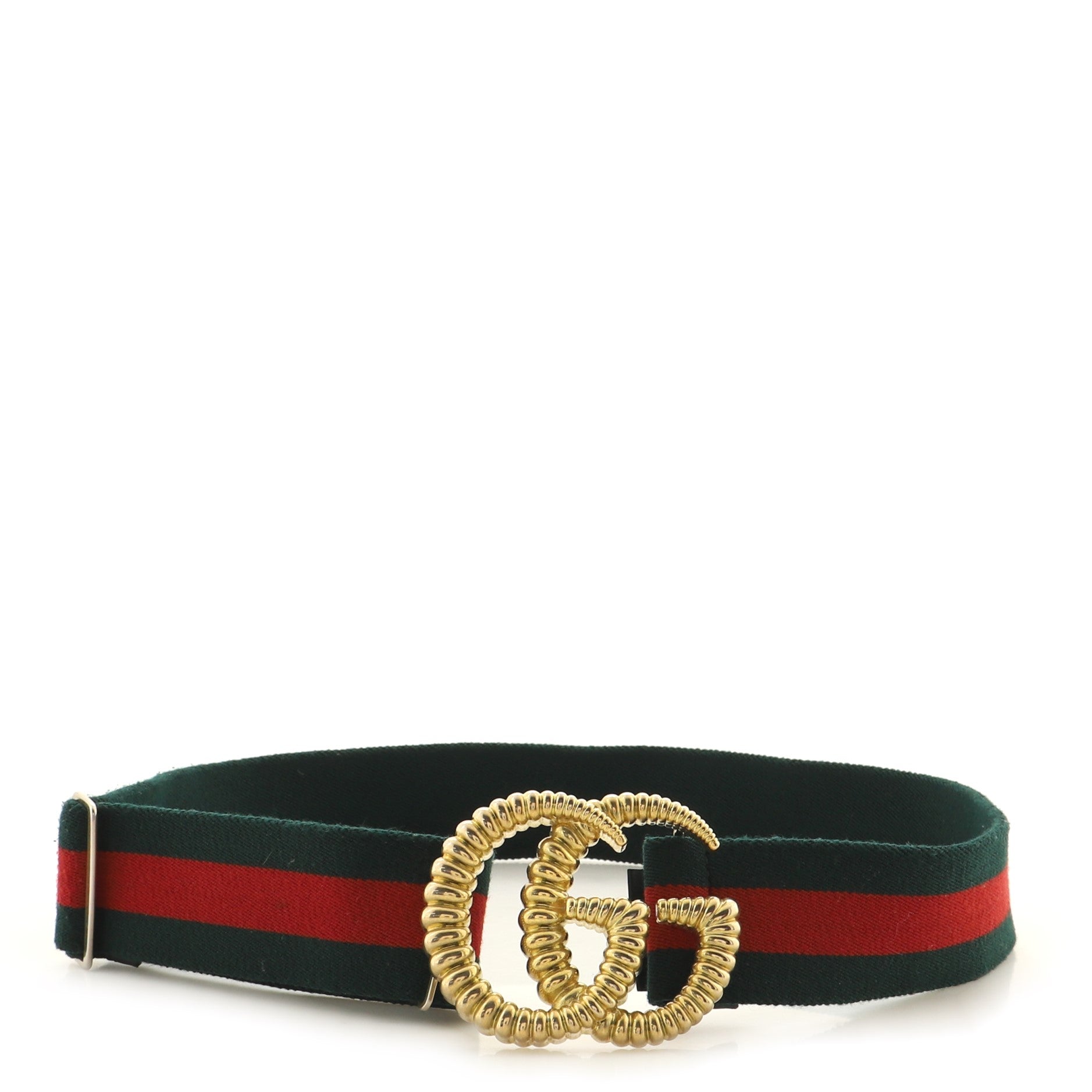 GG Torchon Web Belt Canvas Wide 75