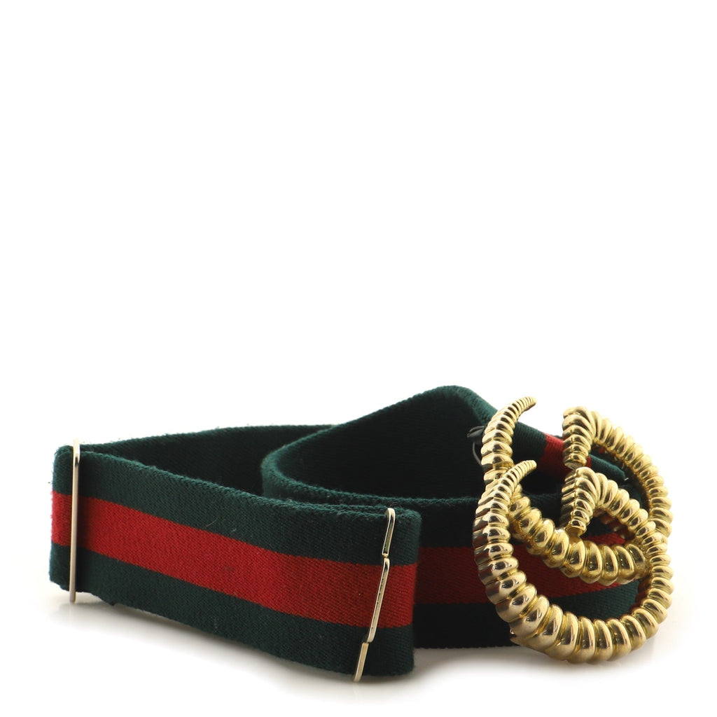GG Torchon Web Belt Canvas Wide 75