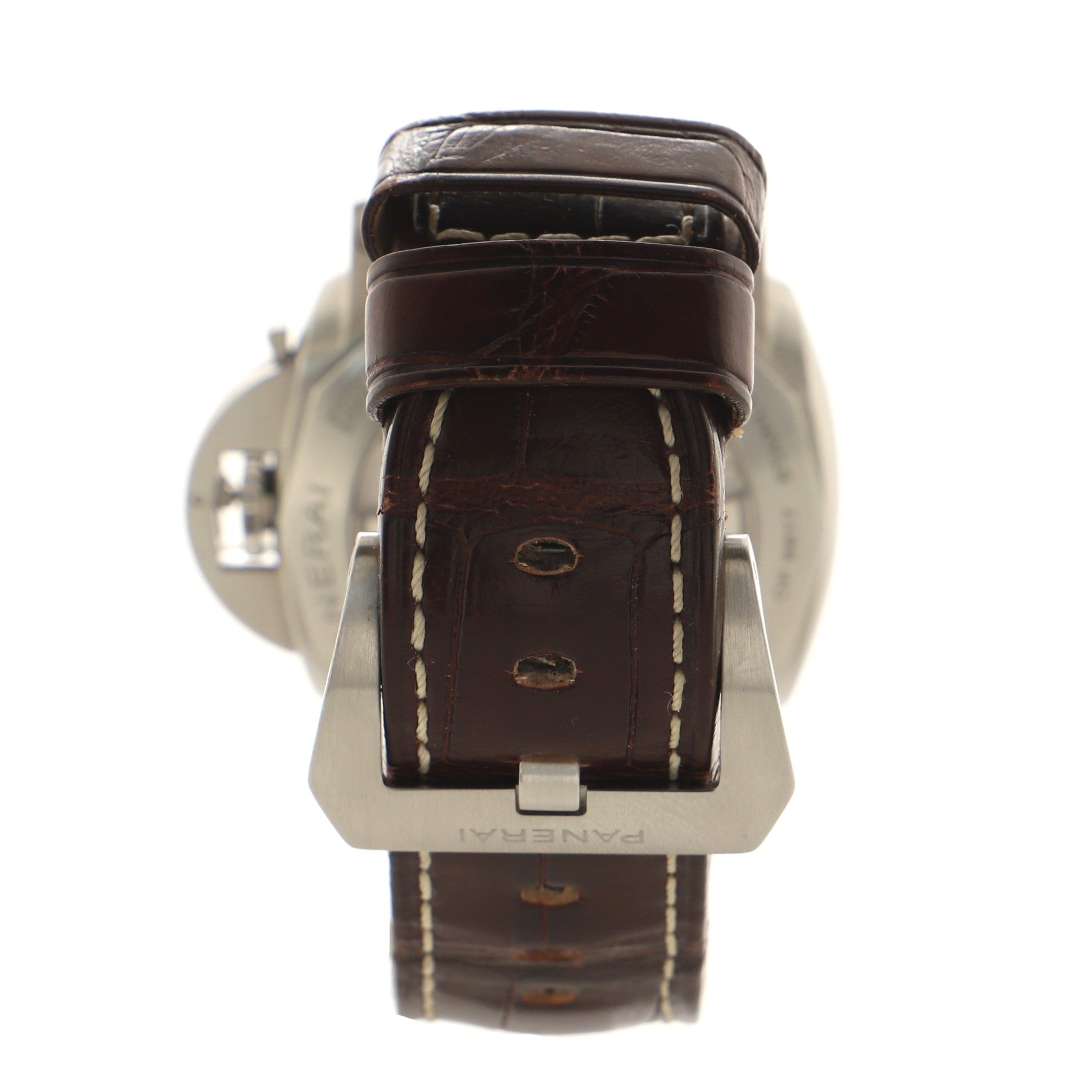 Luminor 1950 3 Days GMT Power Reserve Automatic Watch Stainless Steel and Alligator 44