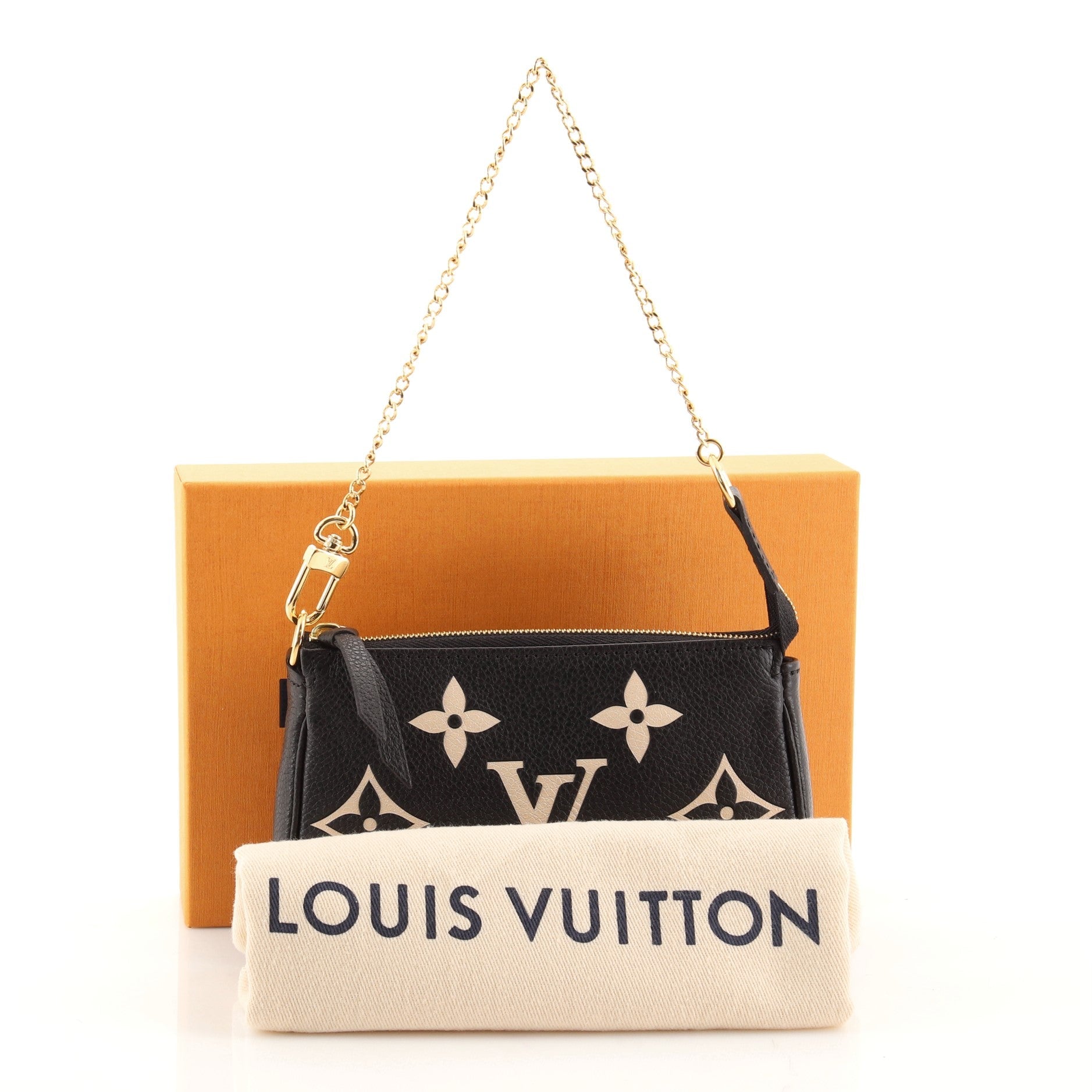 Pochette Accessoires Bicolor Monogram Empreinte Giant Mini
