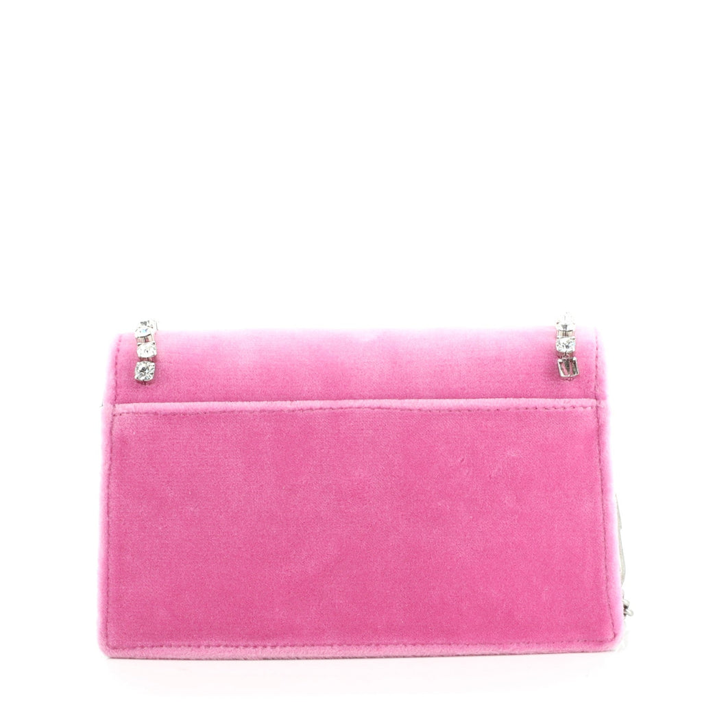 Dionysus Bag Crystal Embellished Velvet Super Mini