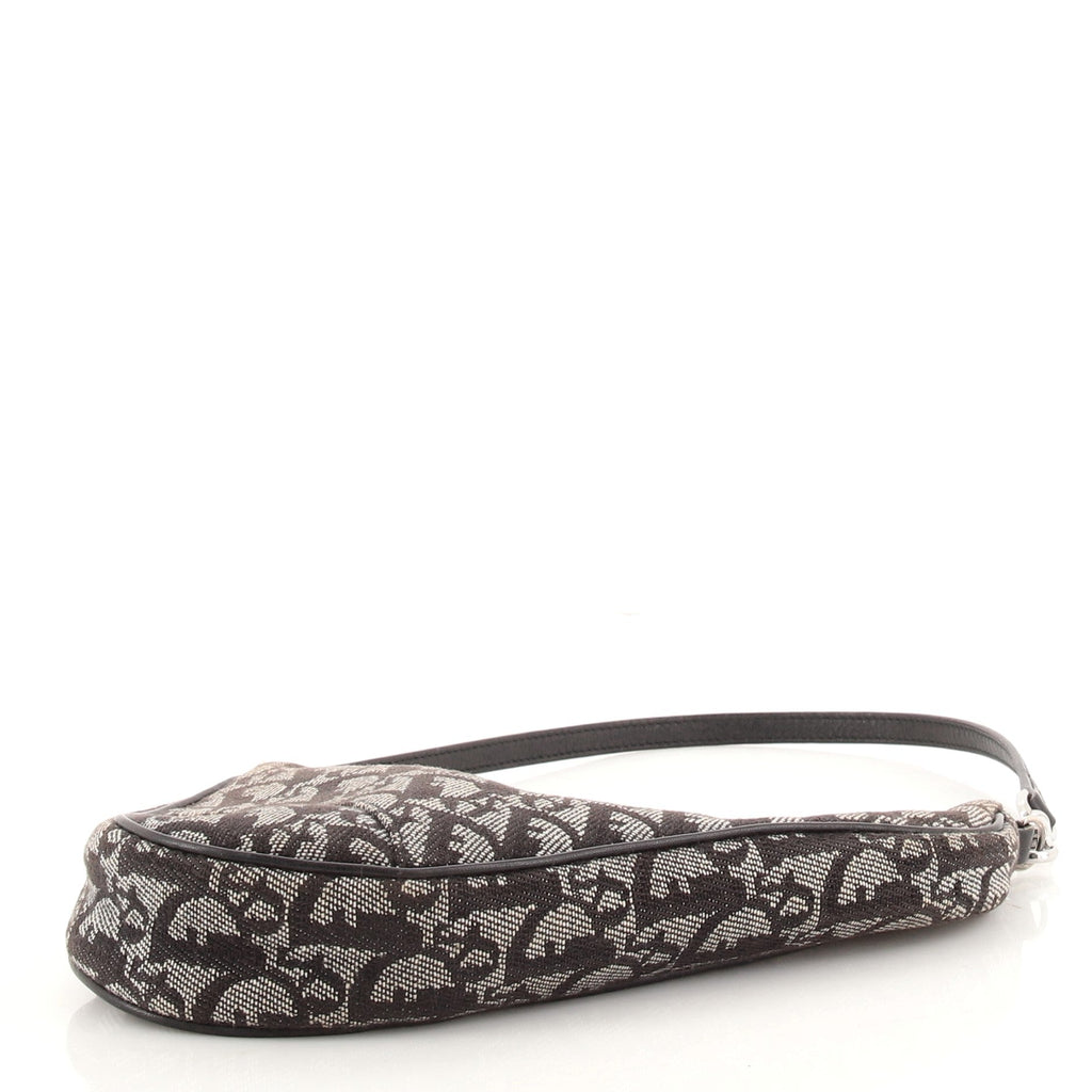 Vintage Saddle Bag Diorissimo Canvas Mini