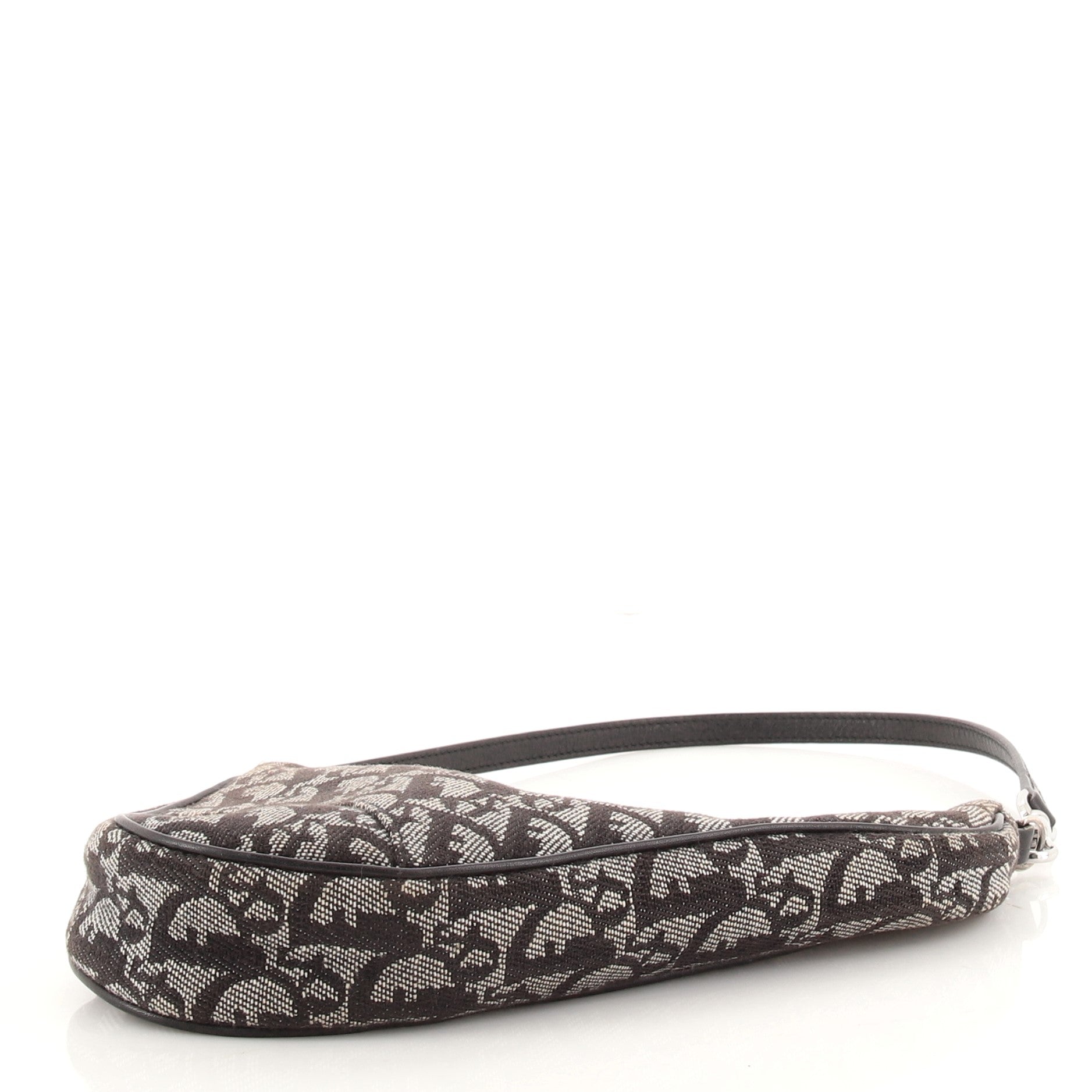 Vintage Saddle Bag Diorissimo Canvas Mini