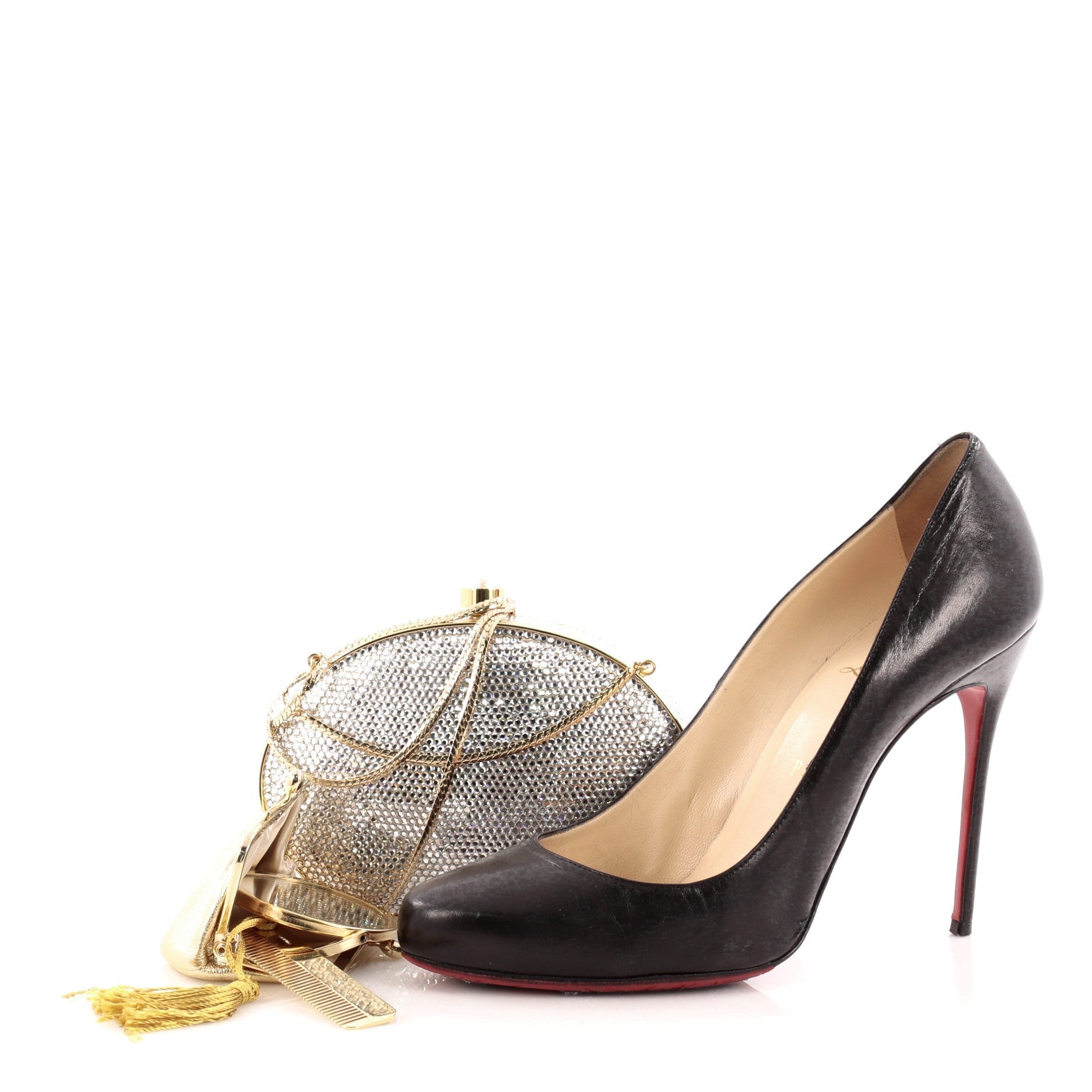 Dome Clutch Crystal Small
