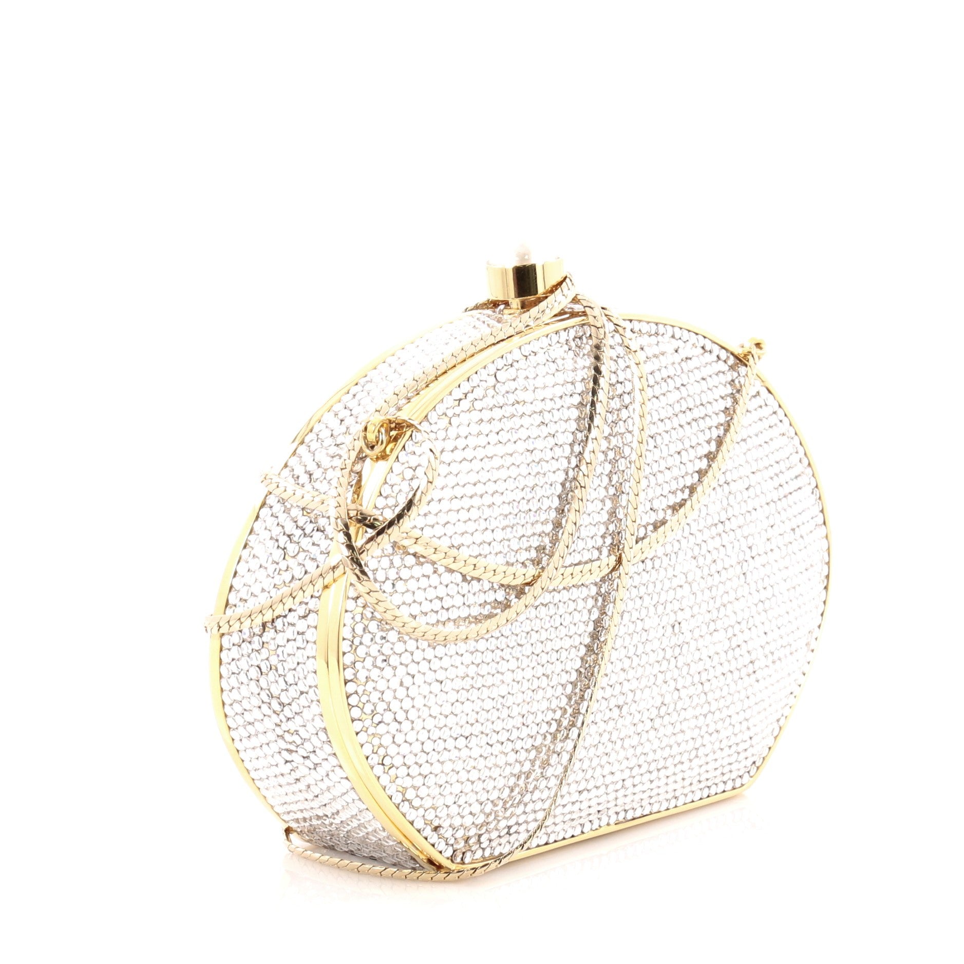 Dome Clutch Crystal Small
