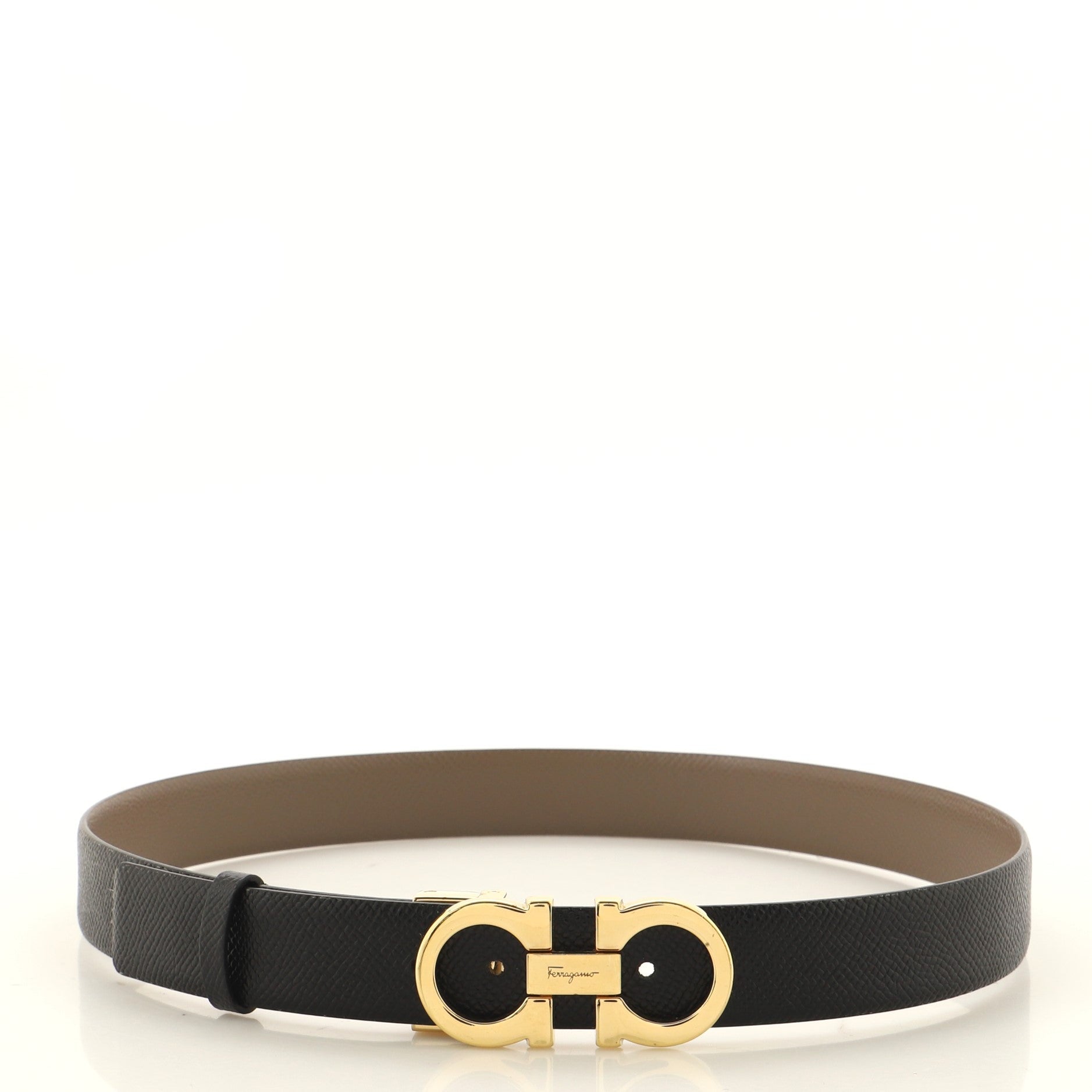 Gancini Belt Leather Thin 80