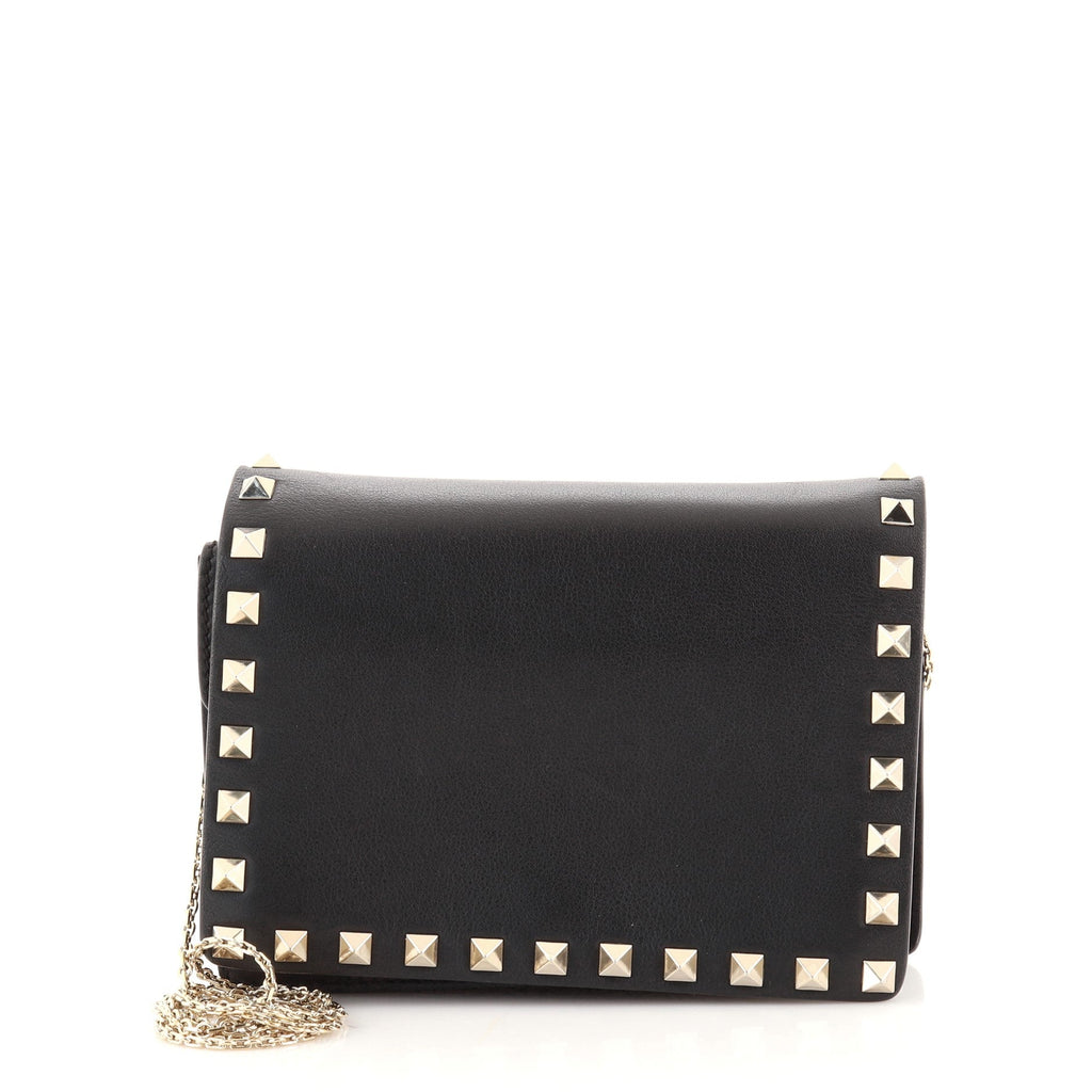 Rockstud Pouch Crossbody Bag Leather Mini