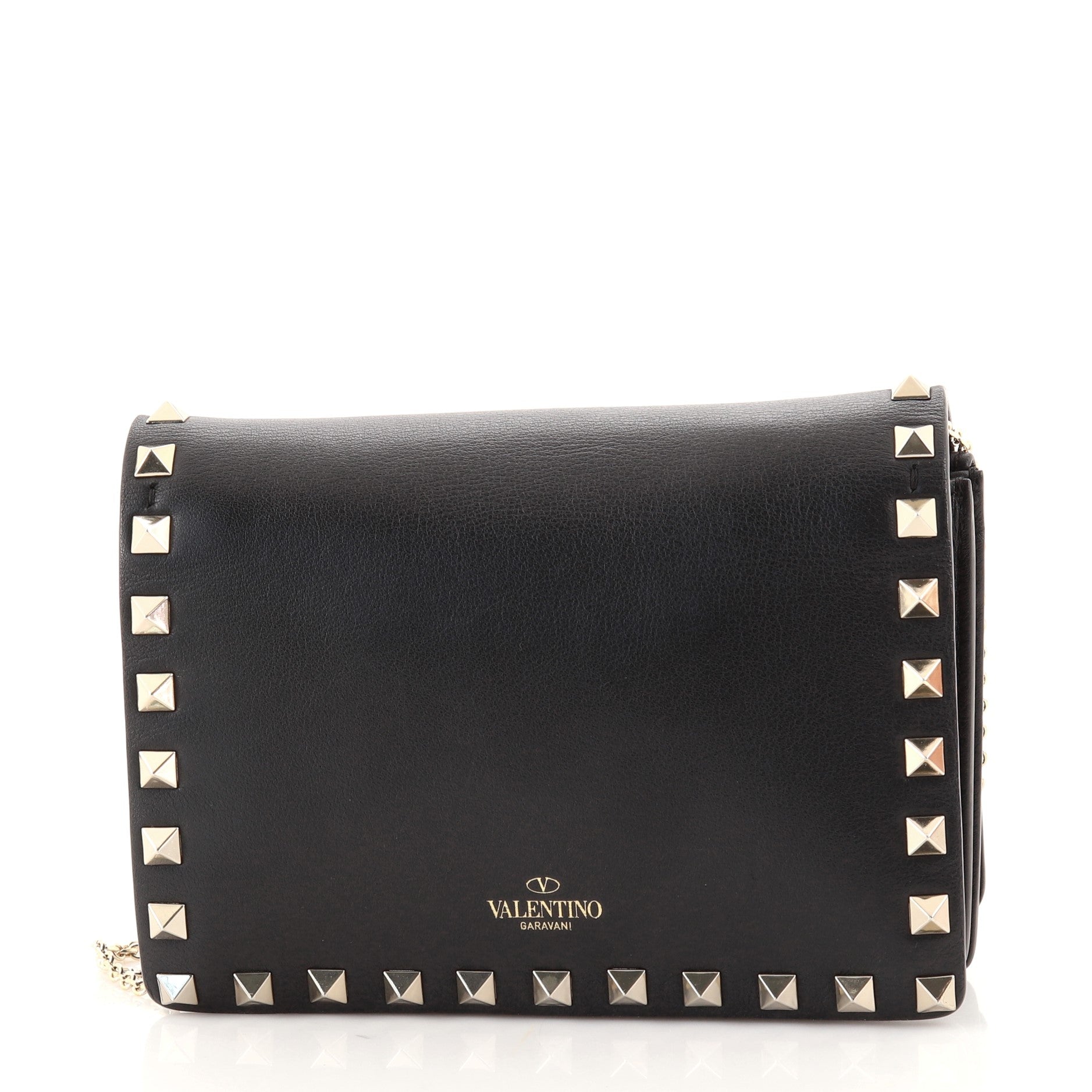 Rockstud Pouch Crossbody Bag Leather Mini