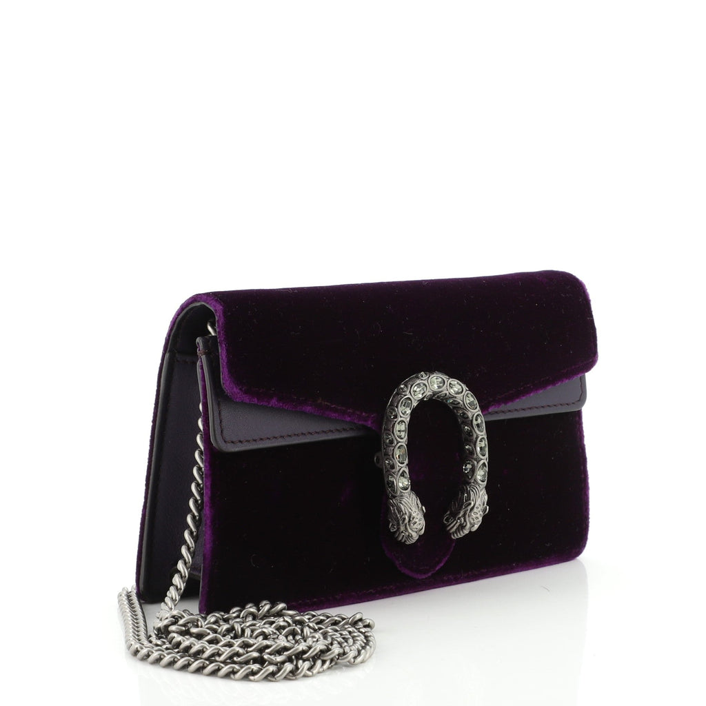 Dionysus Bag Velvet Super Mini